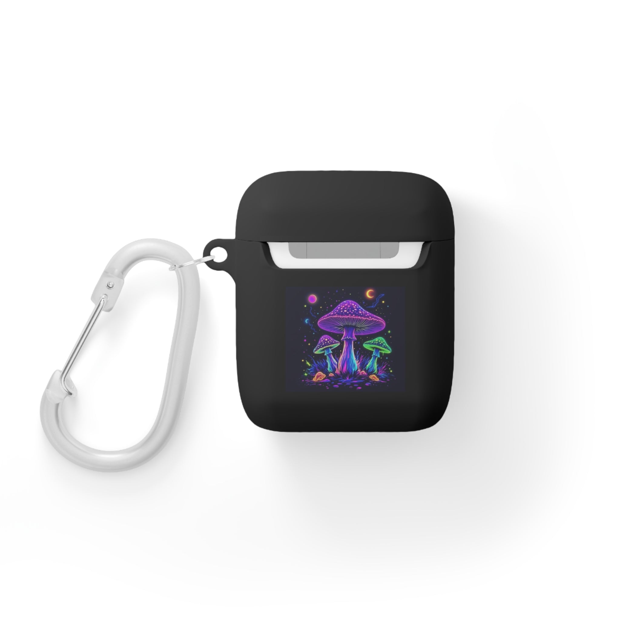 Colorful Mushroom AirPods Case Cover, Unique Gift, Trendy Tech Accessory, Festival Vibes, Artistic Design Printify