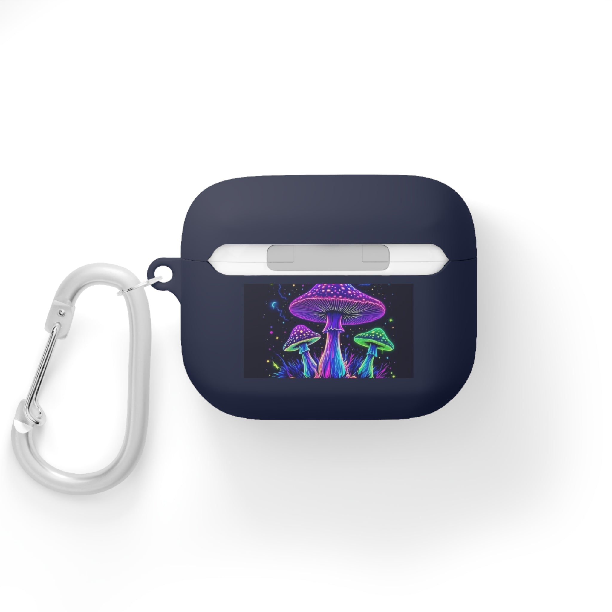 Colorful Mushroom AirPods Case Cover, Unique Gift, Trendy Tech Accessory, Festival Vibes, Artistic Design Printify