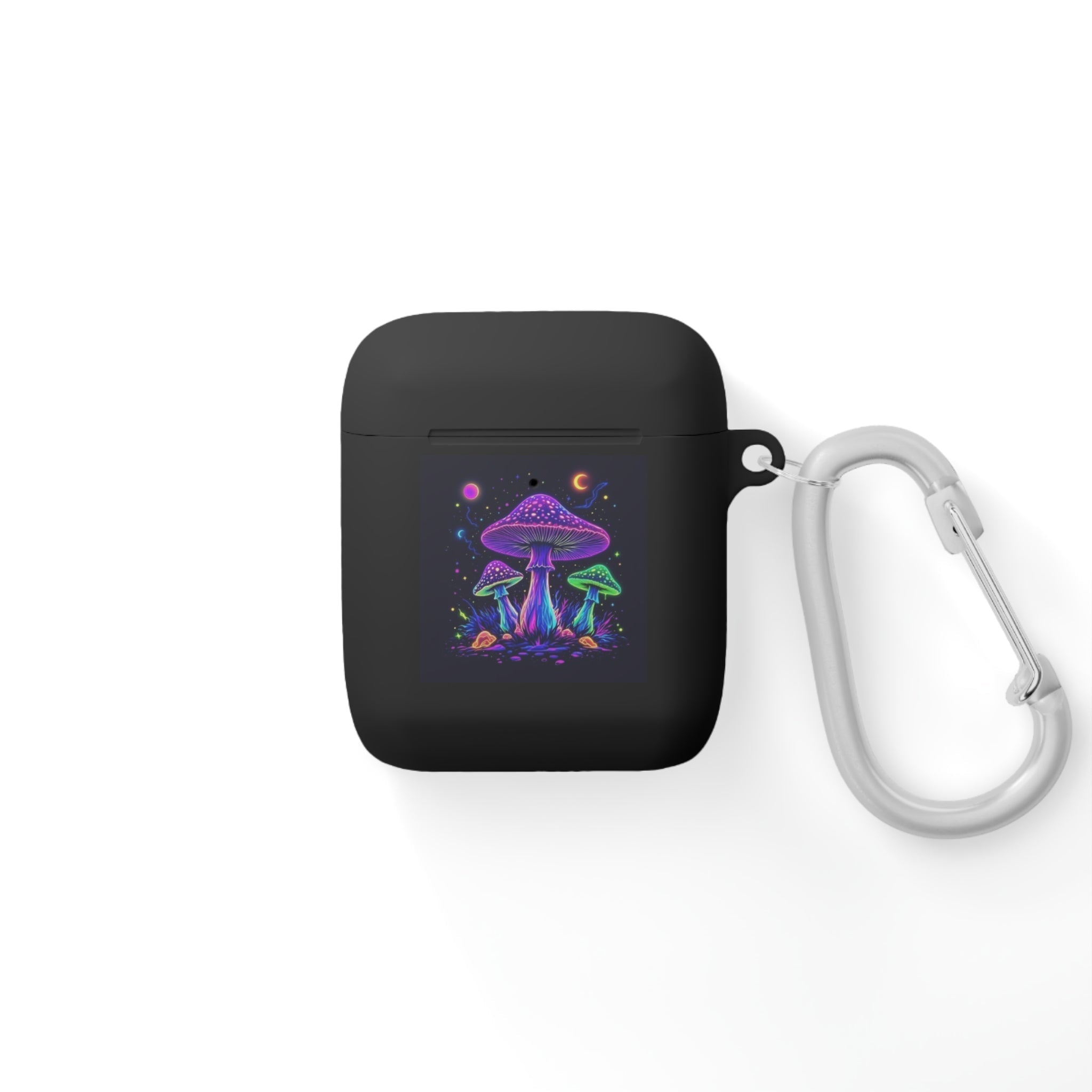 Colorful Mushroom AirPods Case Cover, Unique Gift, Trendy Tech Accessory, Festival Vibes, Artistic Design Printify