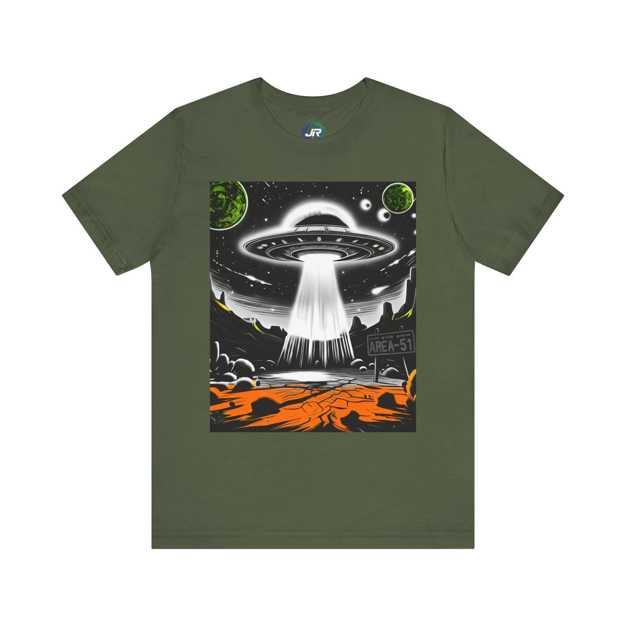 Cosmic Alien Area 51 Tee — Unisex UFO Streetwear T-Shirt Printify