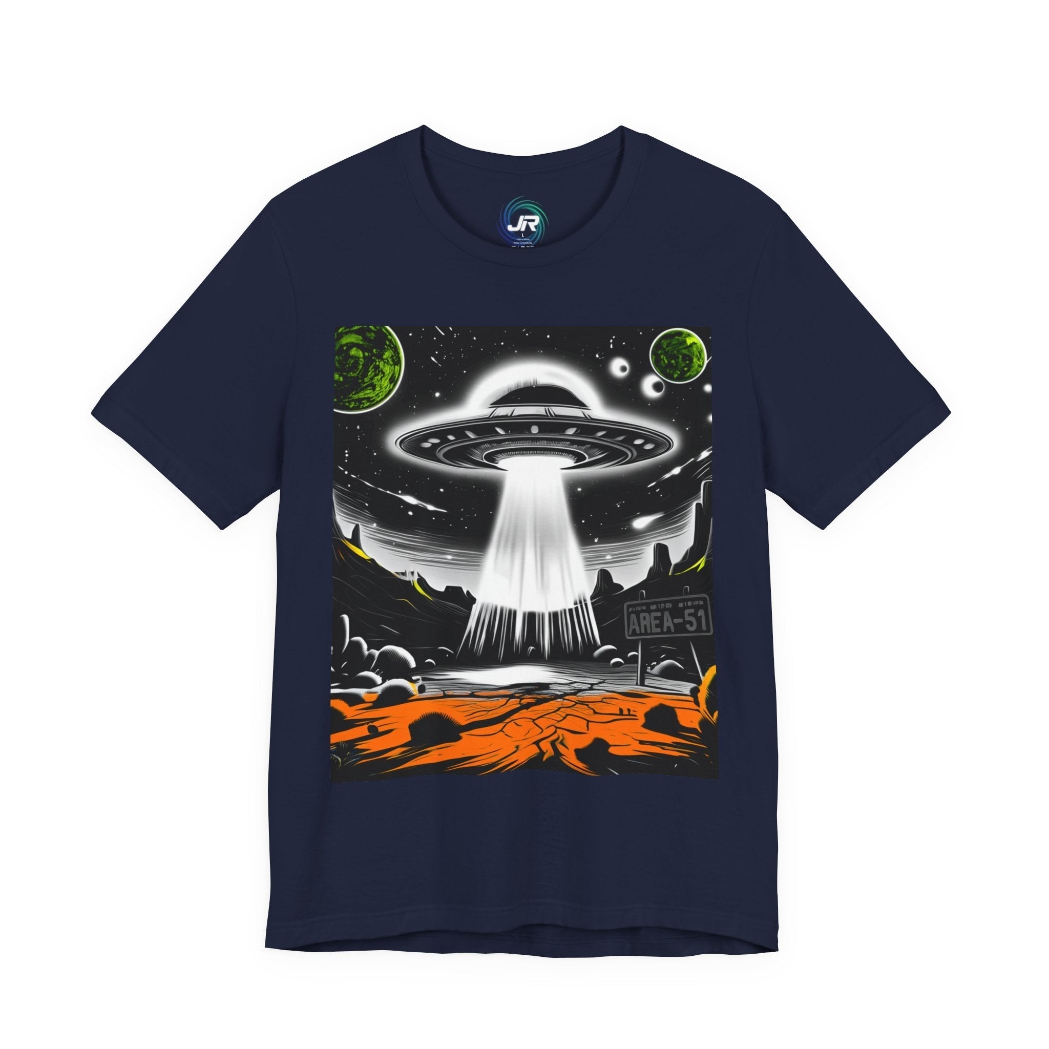 Cosmic Alien Area 51 Tee — Unisex UFO Streetwear T-Shirt Printify