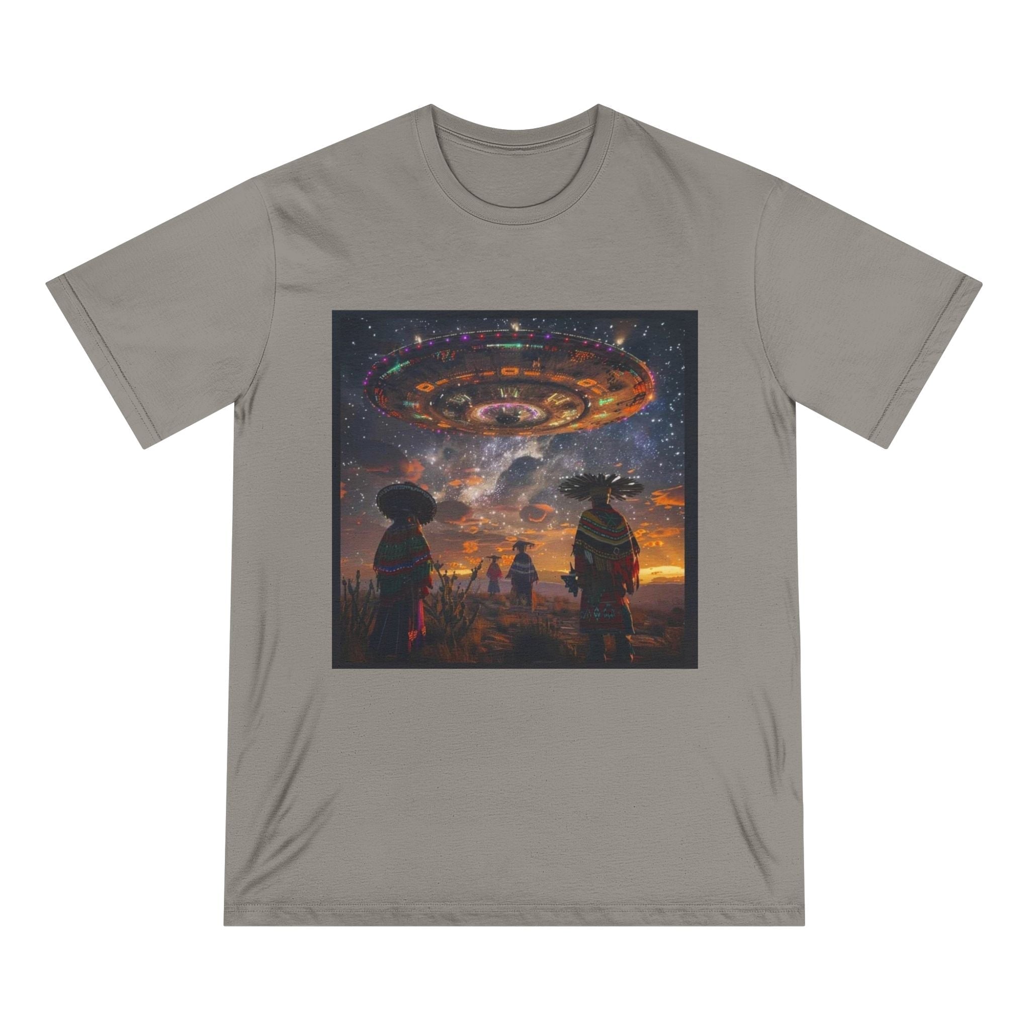 Cosmic Alien Encounter Organic Tee 👽 Printify