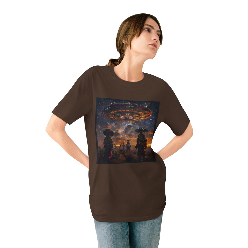 Cosmic Alien Encounter Organic Tee 👽 Printify