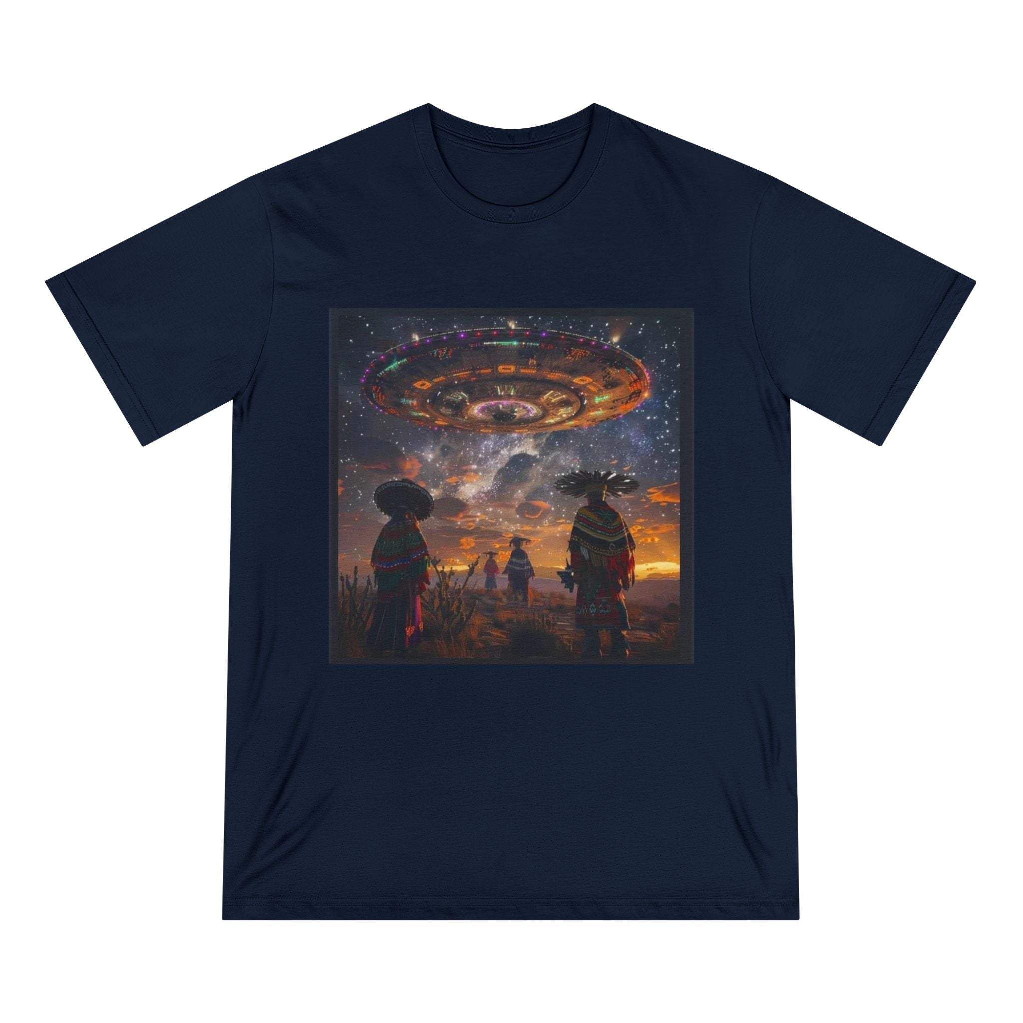 Cosmic Alien Encounter Organic Tee 👽 Printify