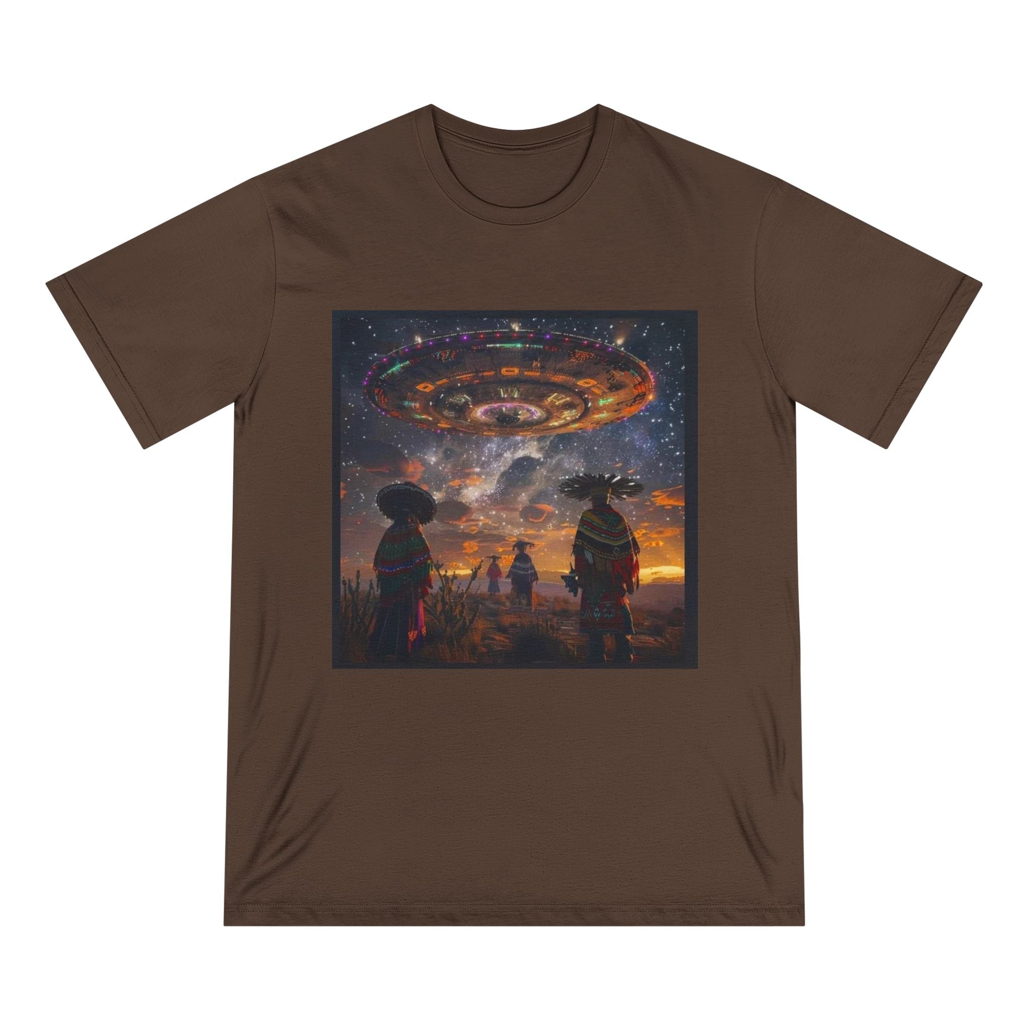 Cosmic Alien Encounter Organic Tee 👽 Printify