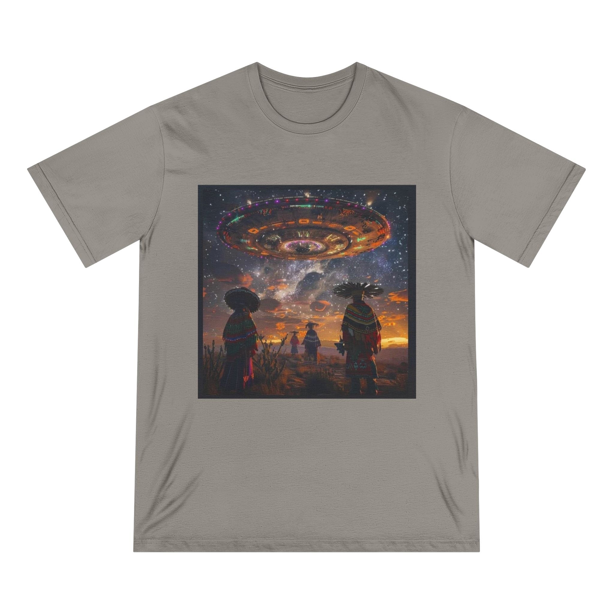Cosmic Alien Encounter Organic Tee 👽 Printify