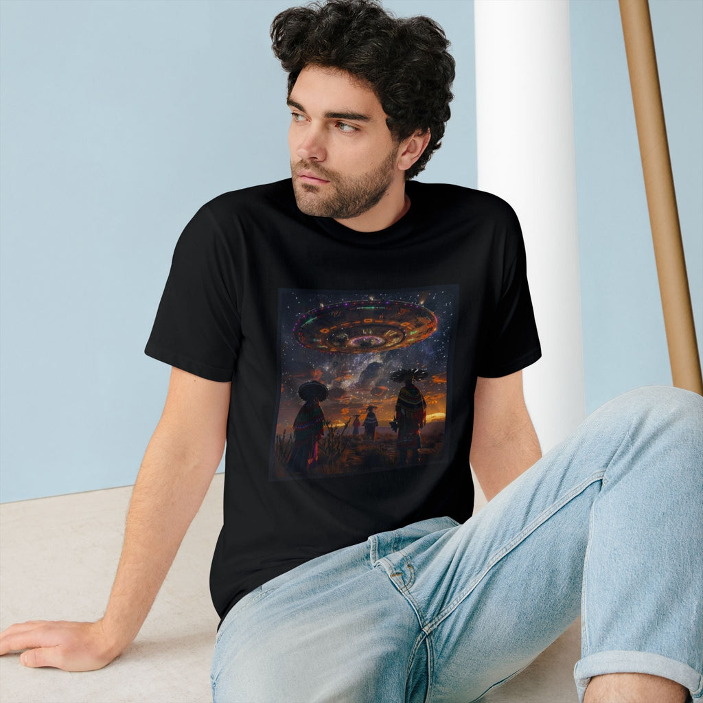 Cosmic Alien Encounter Organic Tee 👽 Printify