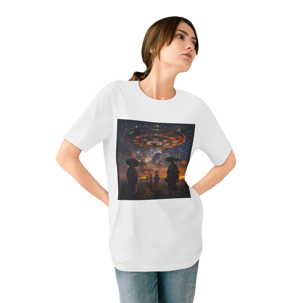 Cosmic Alien Encounter Organic Tee 👽 Printify