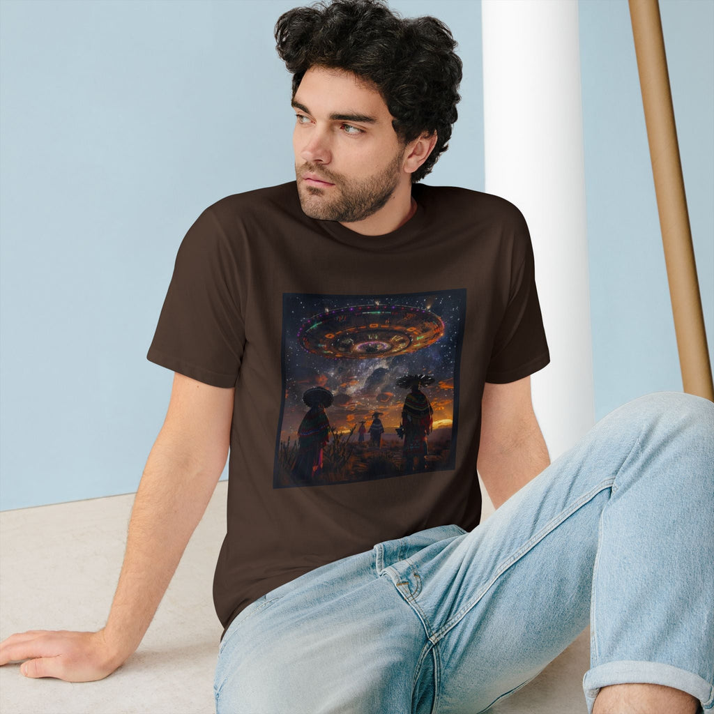 Cosmic Alien Encounter Organic Tee 👽 Printify