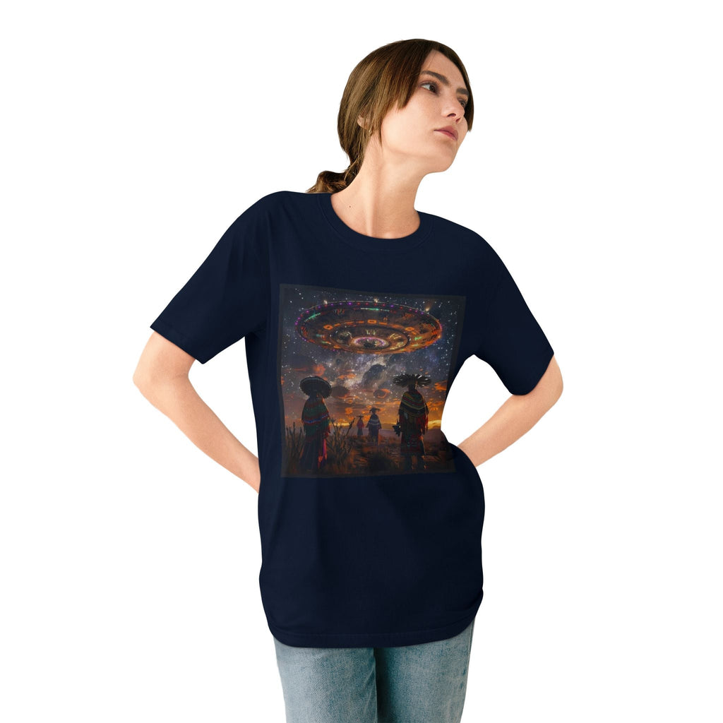 Cosmic Alien Encounter Organic Tee 👽 Printify