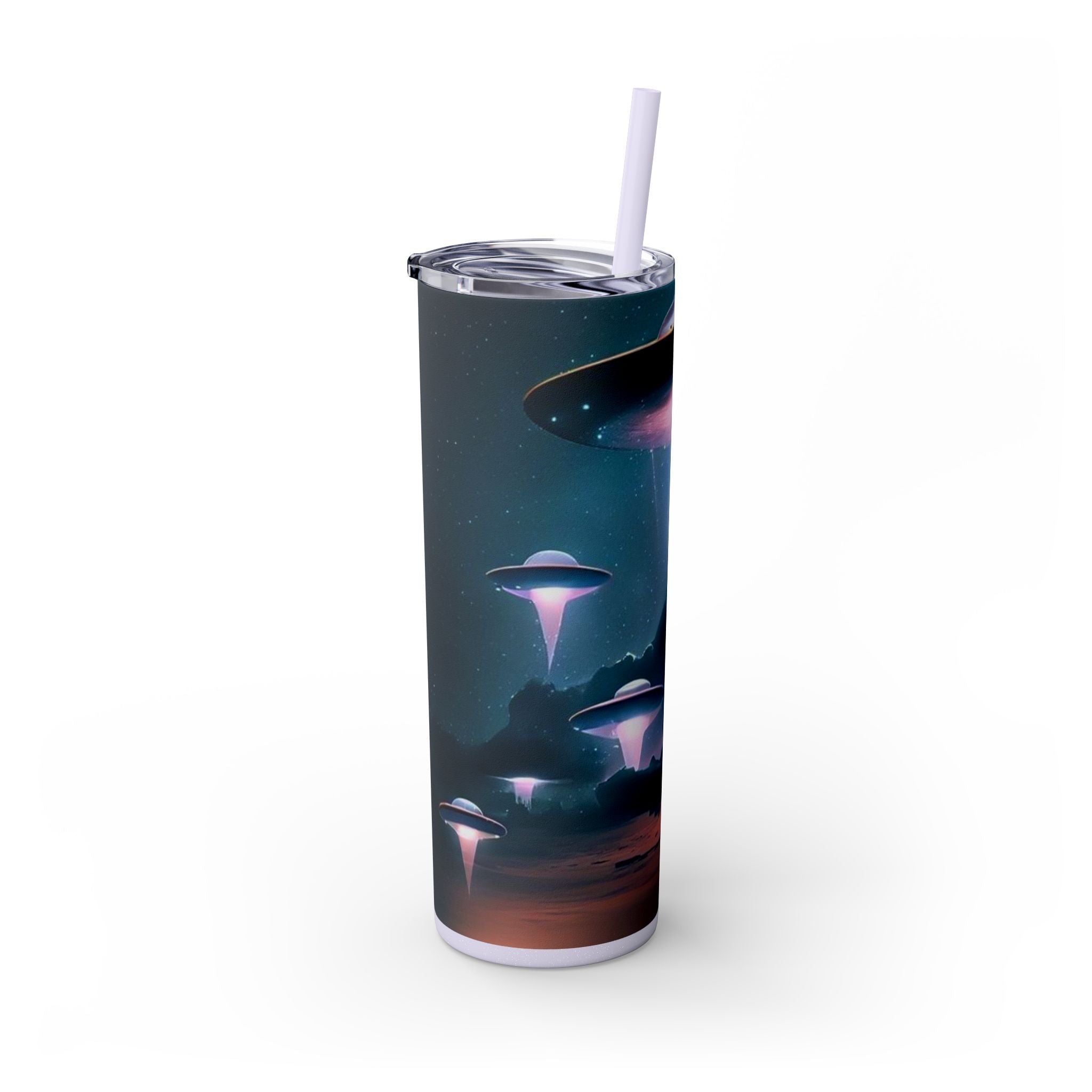 Cosmic UFO Skinny Tumbler (20oz) – Alien Utopia Drinkware