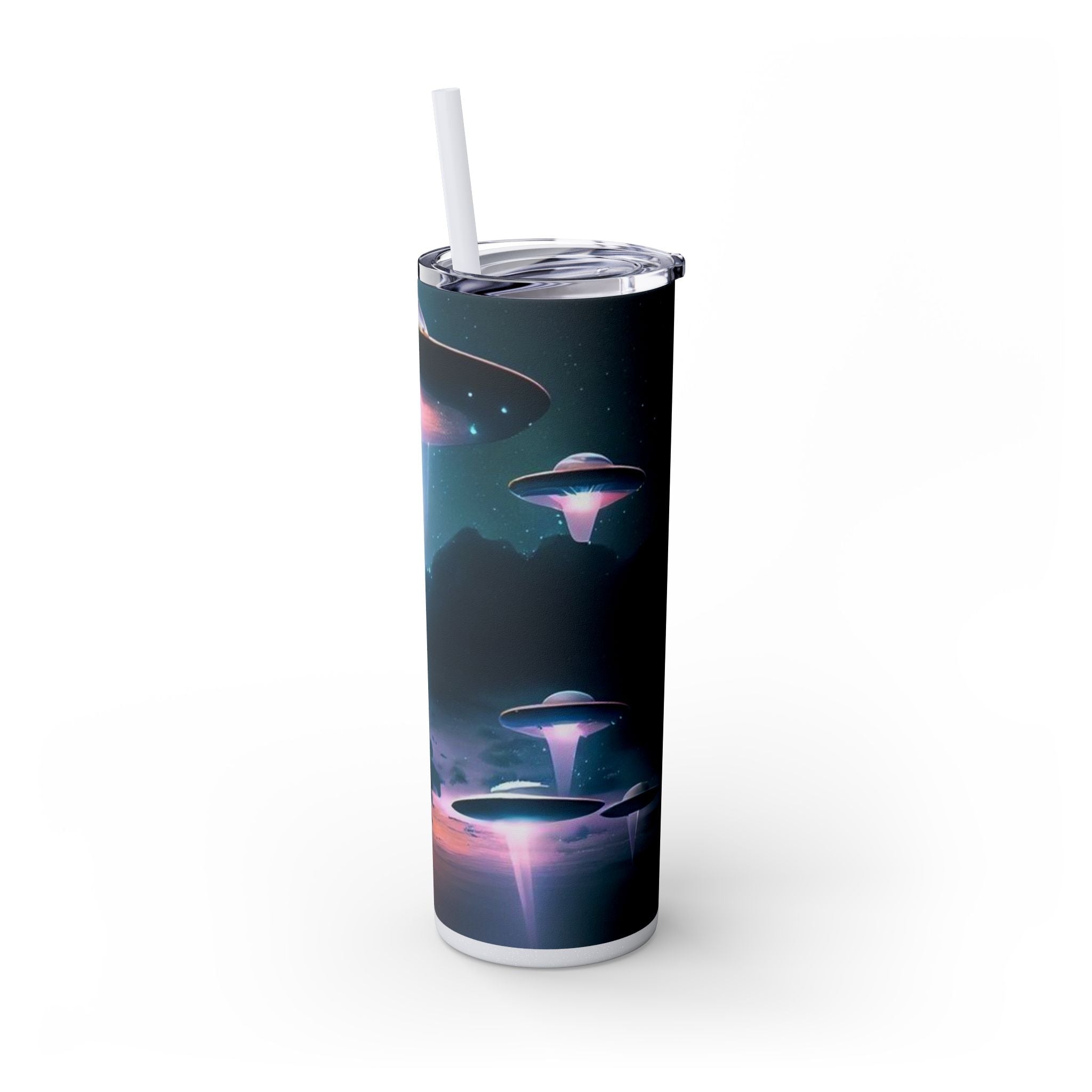 Cosmic UFO Skinny Tumbler (20oz) – Alien Utopia Drinkware