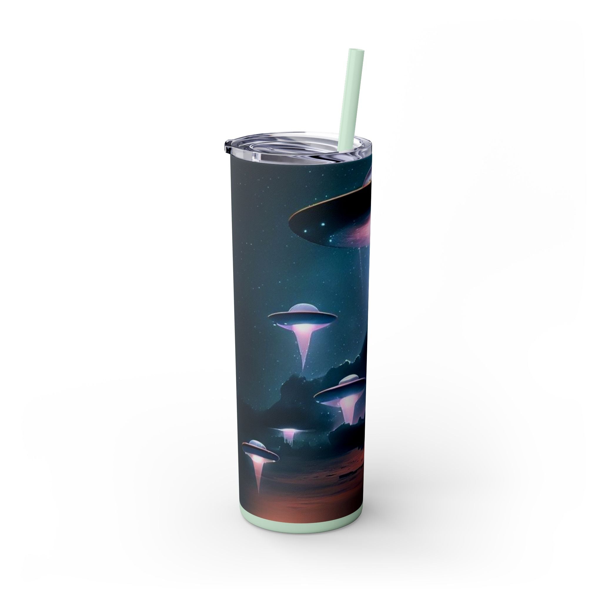 Cosmic UFO Skinny Tumbler (20oz) – Alien Utopia Drinkware