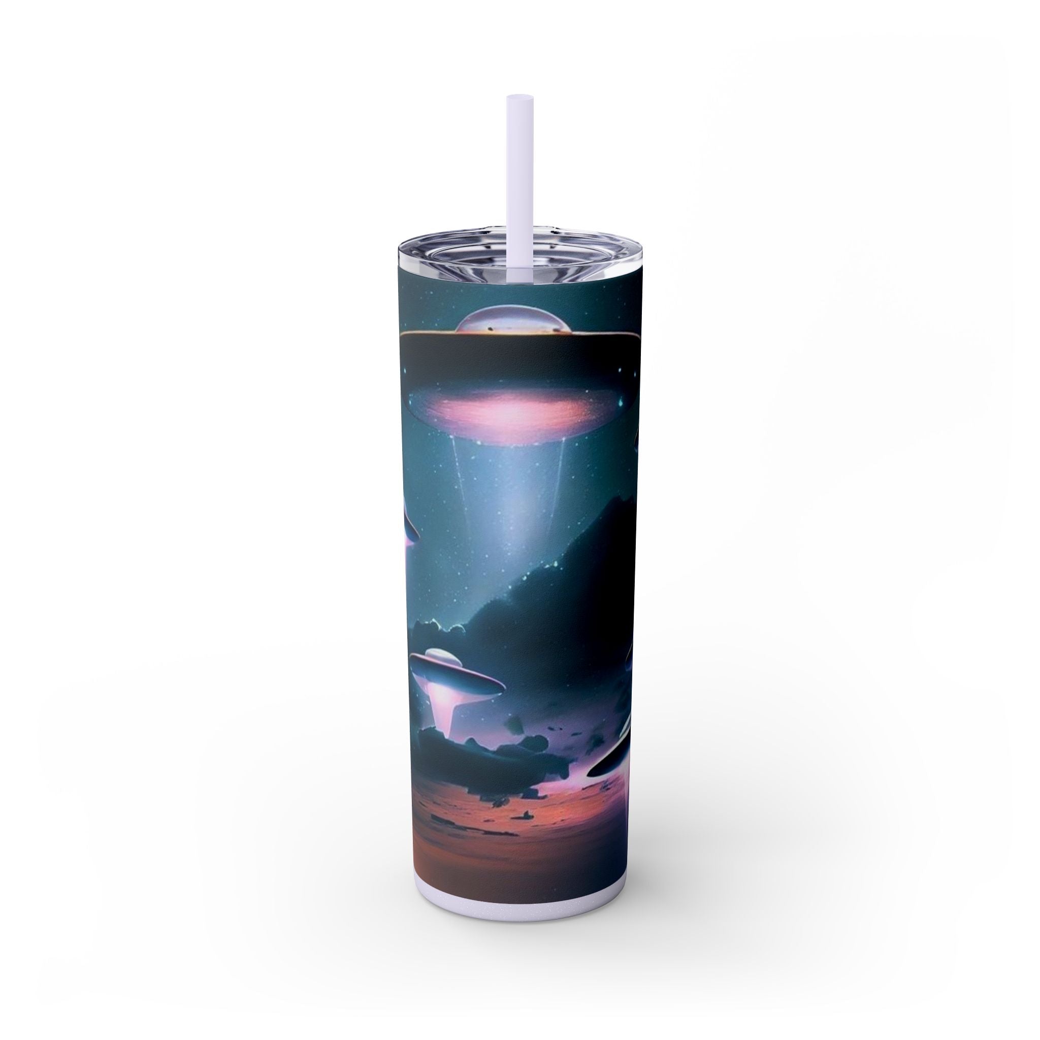 Cosmic UFO Skinny Tumbler (20oz) – Alien Utopia Drinkware