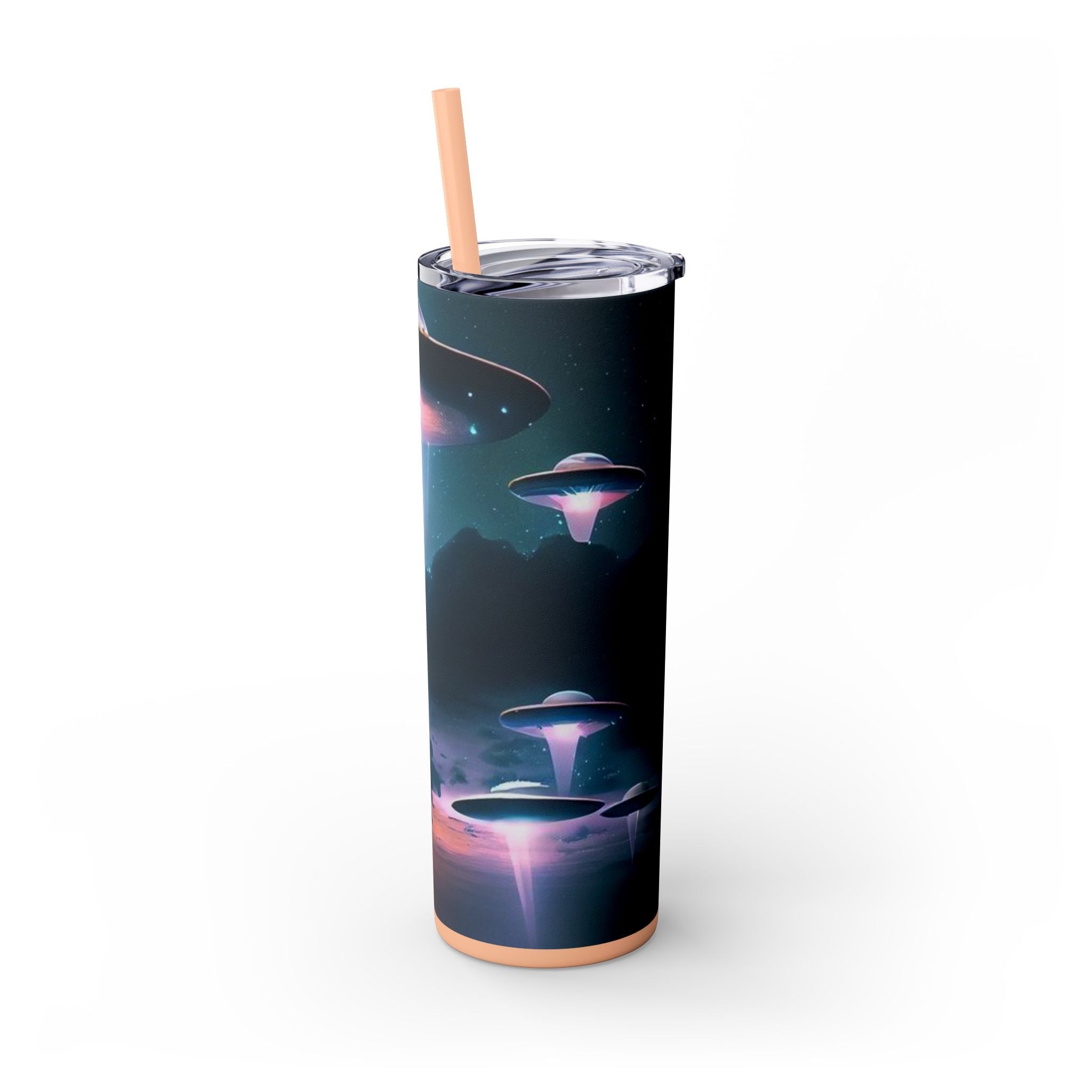 Cosmic UFO Skinny Tumbler (20oz) – Alien Utopia Drinkware