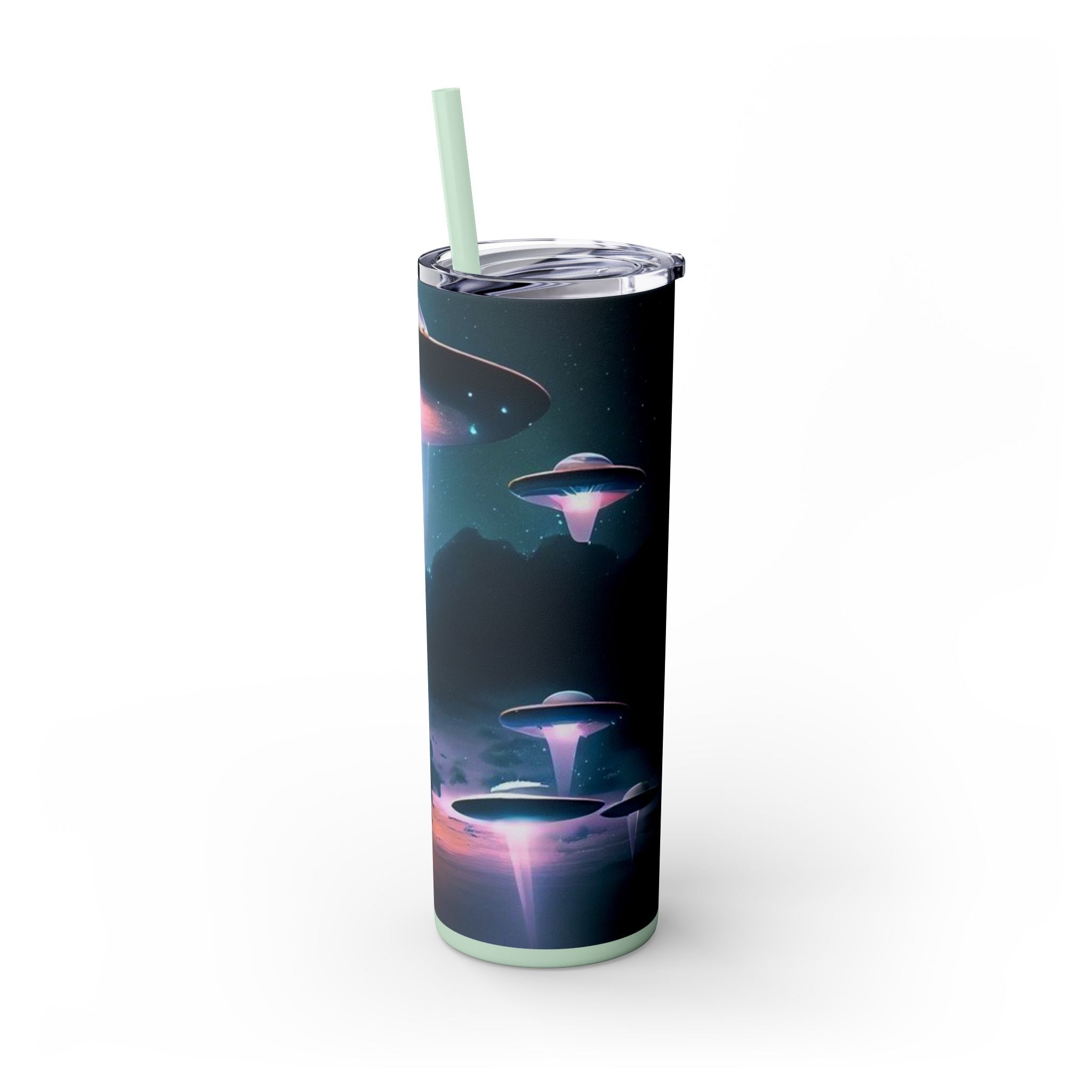 Cosmic UFO Skinny Tumbler (20oz) – Alien Utopia Drinkware