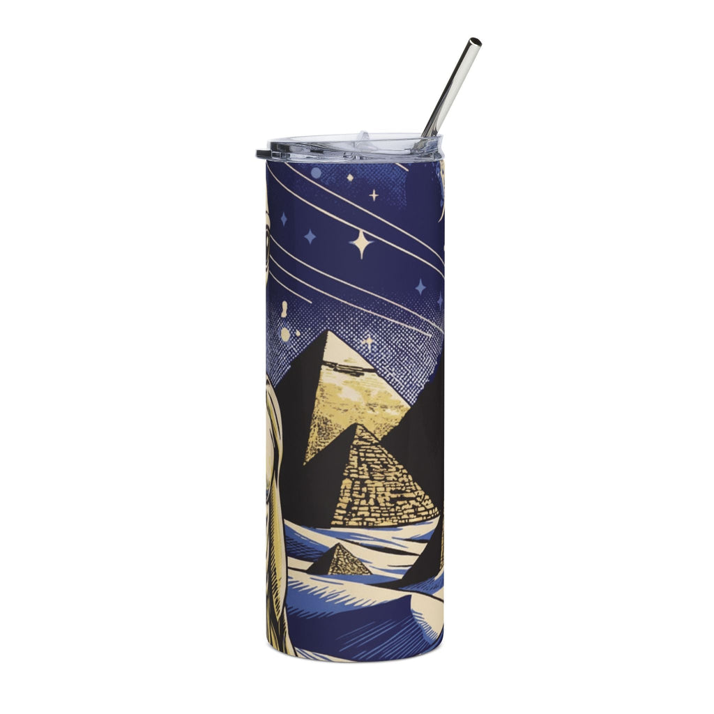 Cosmic Alien Tumbler – 20oz Stainless Steel | Alien Utopia Printify