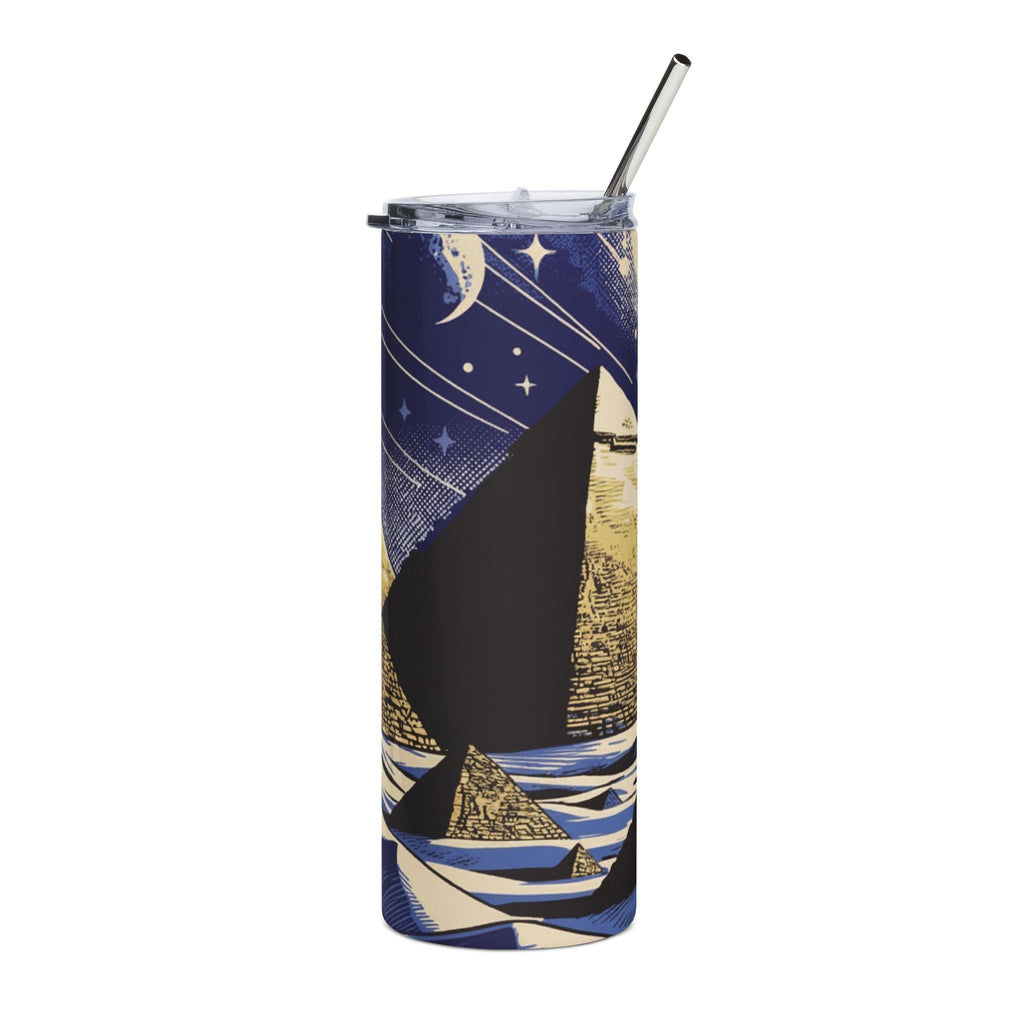 Cosmic Alien Tumbler – 20oz Stainless Steel | Alien Utopia Printify