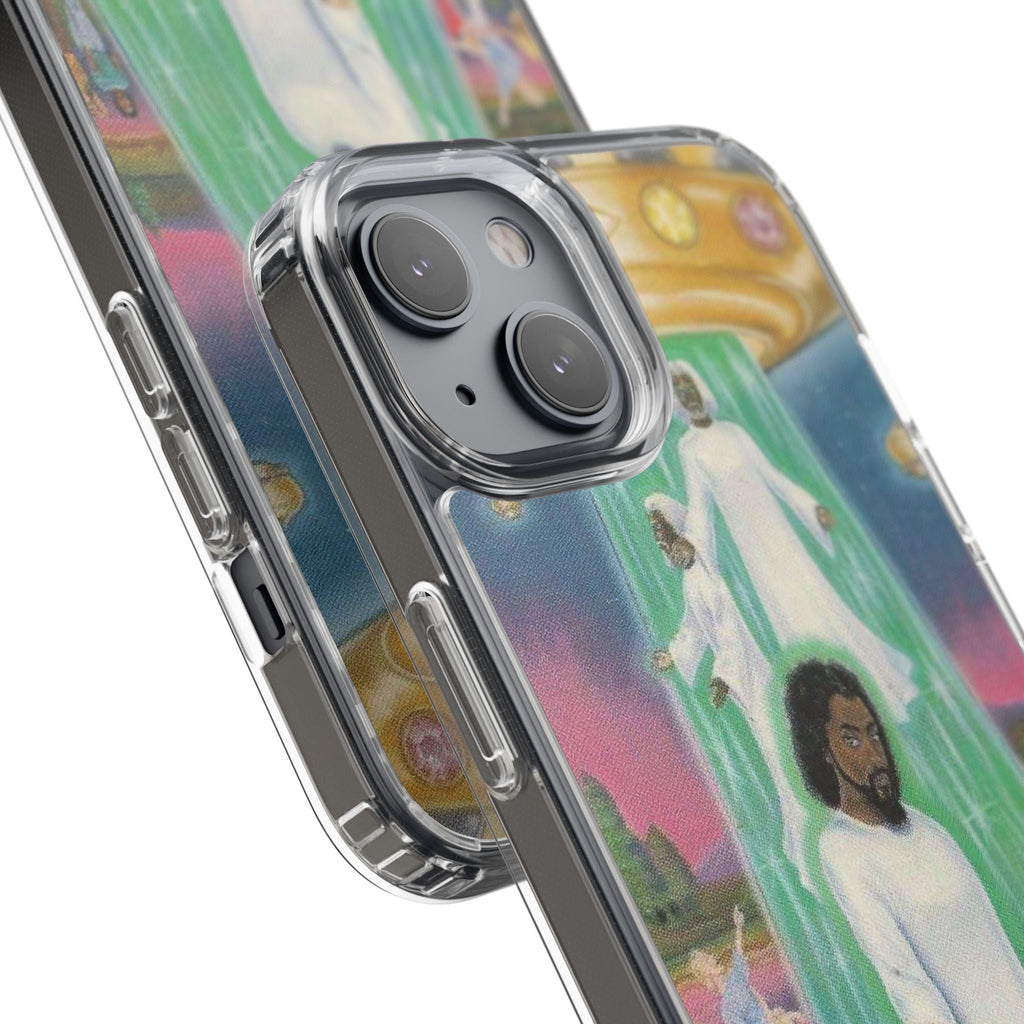 Cosmic Art Phone Case - Vibrant Spiritual Design, Bohemian Phone Cover, Unique Gift for Him/Her, Festival Accessory, Home Decor