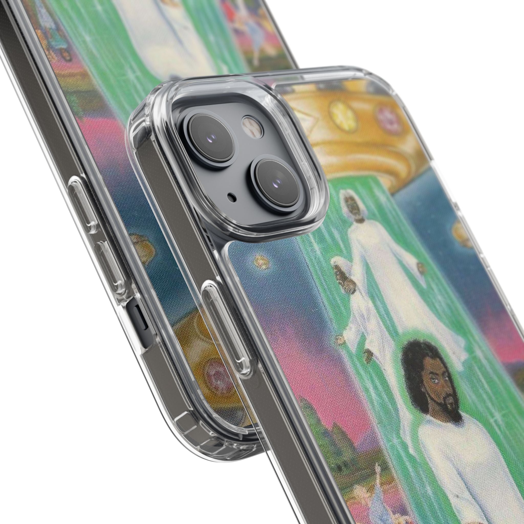 Cosmic Art Phone Case - Vibrant Spiritual Design, Bohemian Phone Cover, Unique Gift for Him/Her, Festival Accessory, Home Decor