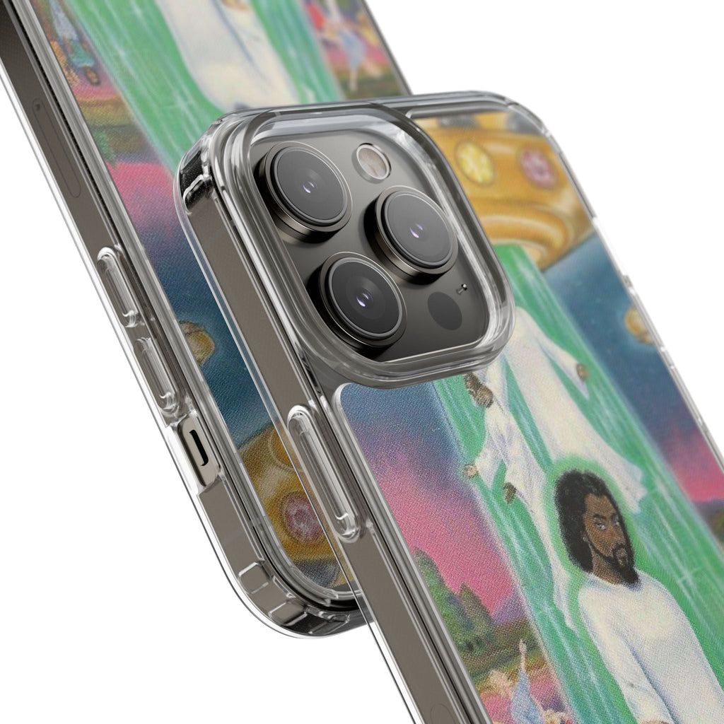 Cosmic Art Phone Case - Vibrant Spiritual Design, Bohemian Phone Cover, Unique Gift for Him/Her, Festival Accessory, Home Decor