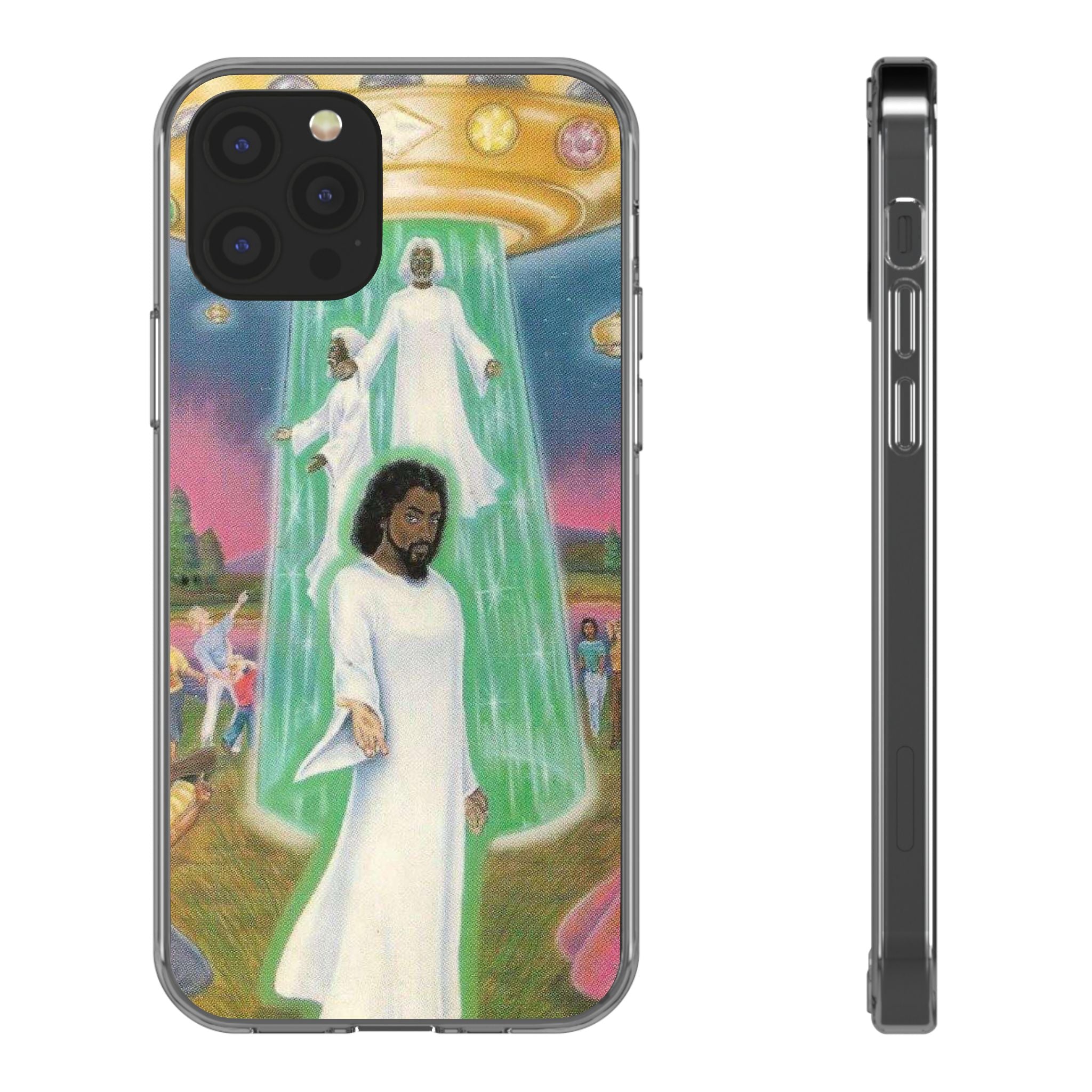 Cosmic Art Phone Case - Vibrant Spiritual Design, Bohemian Phone Cover, Unique Gift for Him/Her, Festival Accessory, Home Decor