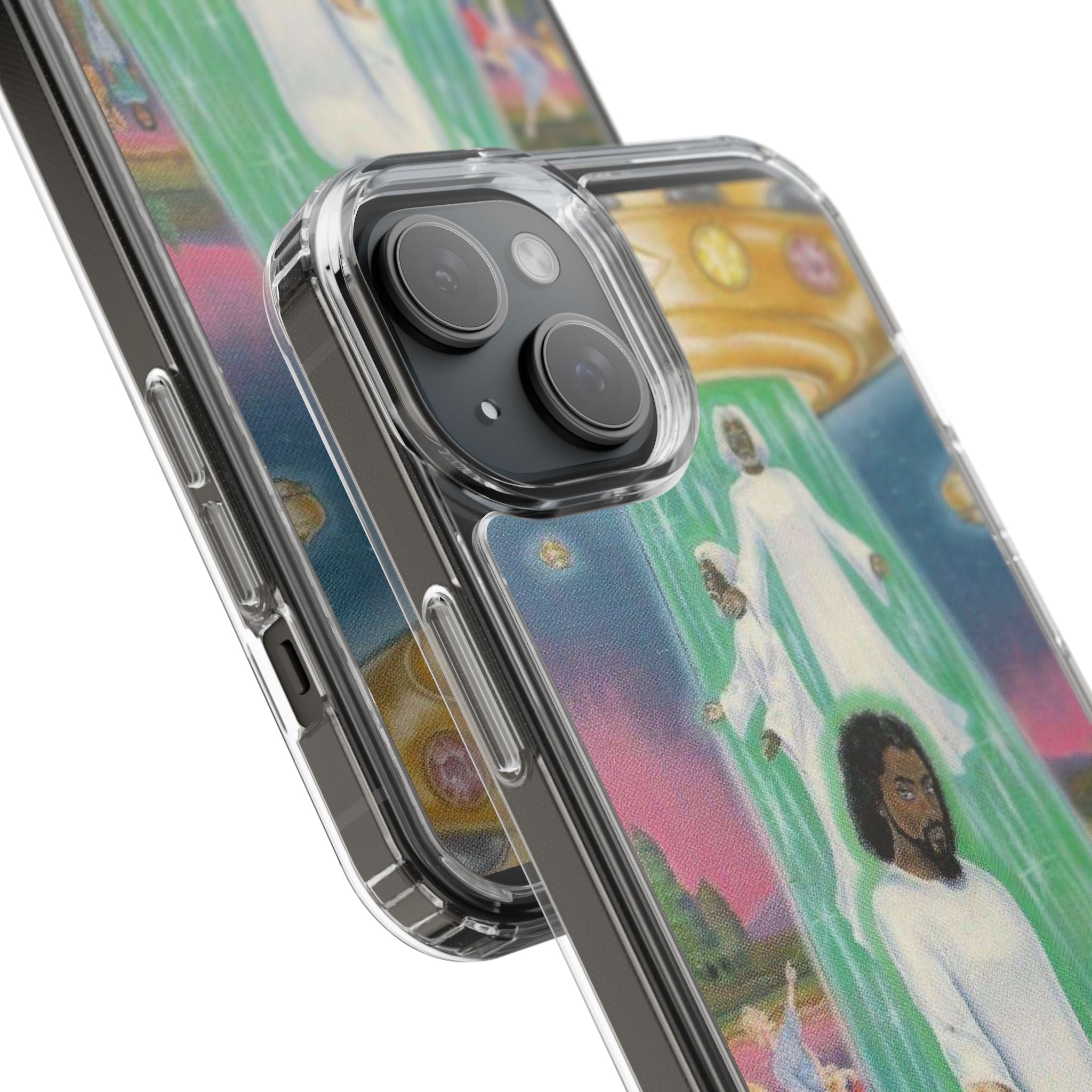 Cosmic Art Phone Case - Vibrant Spiritual Design, Bohemian Phone Cover, Unique Gift for Him/Her, Festival Accessory, Home Decor