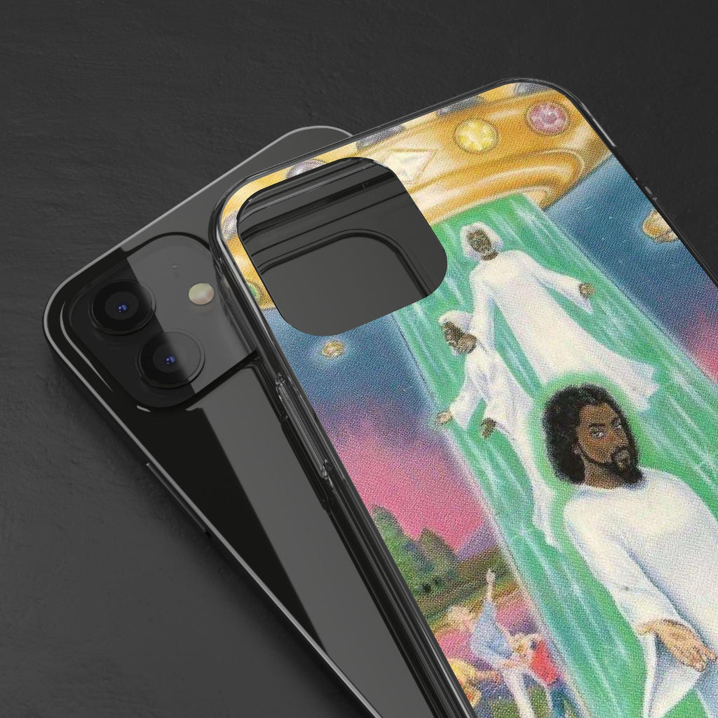 Cosmic Art Phone Case - Vibrant Spiritual Design, Bohemian Phone Cover, Unique Gift for Him/Her, Festival Accessory, Home Decor