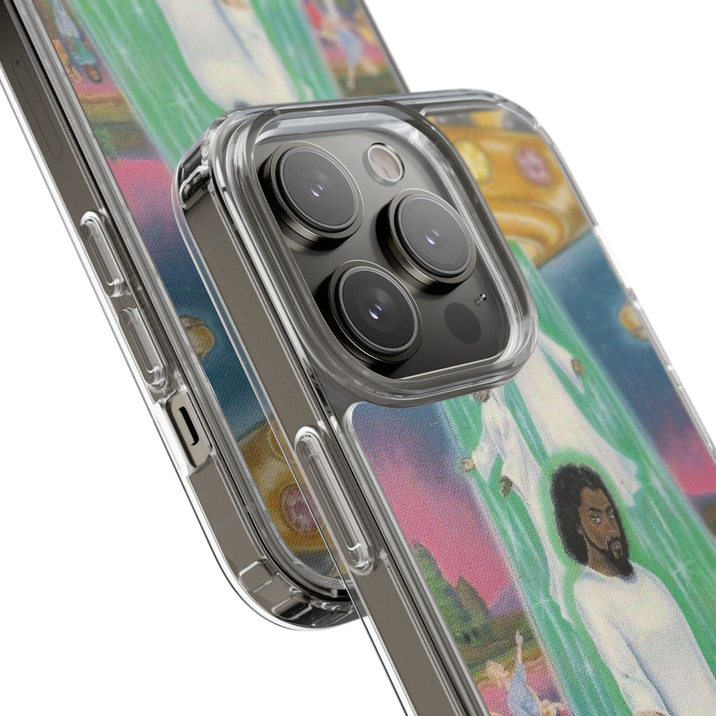 Cosmic Art Phone Case - Vibrant Spiritual Design, Bohemian Phone Cover, Unique Gift for Him/Her, Festival Accessory, Home Decor