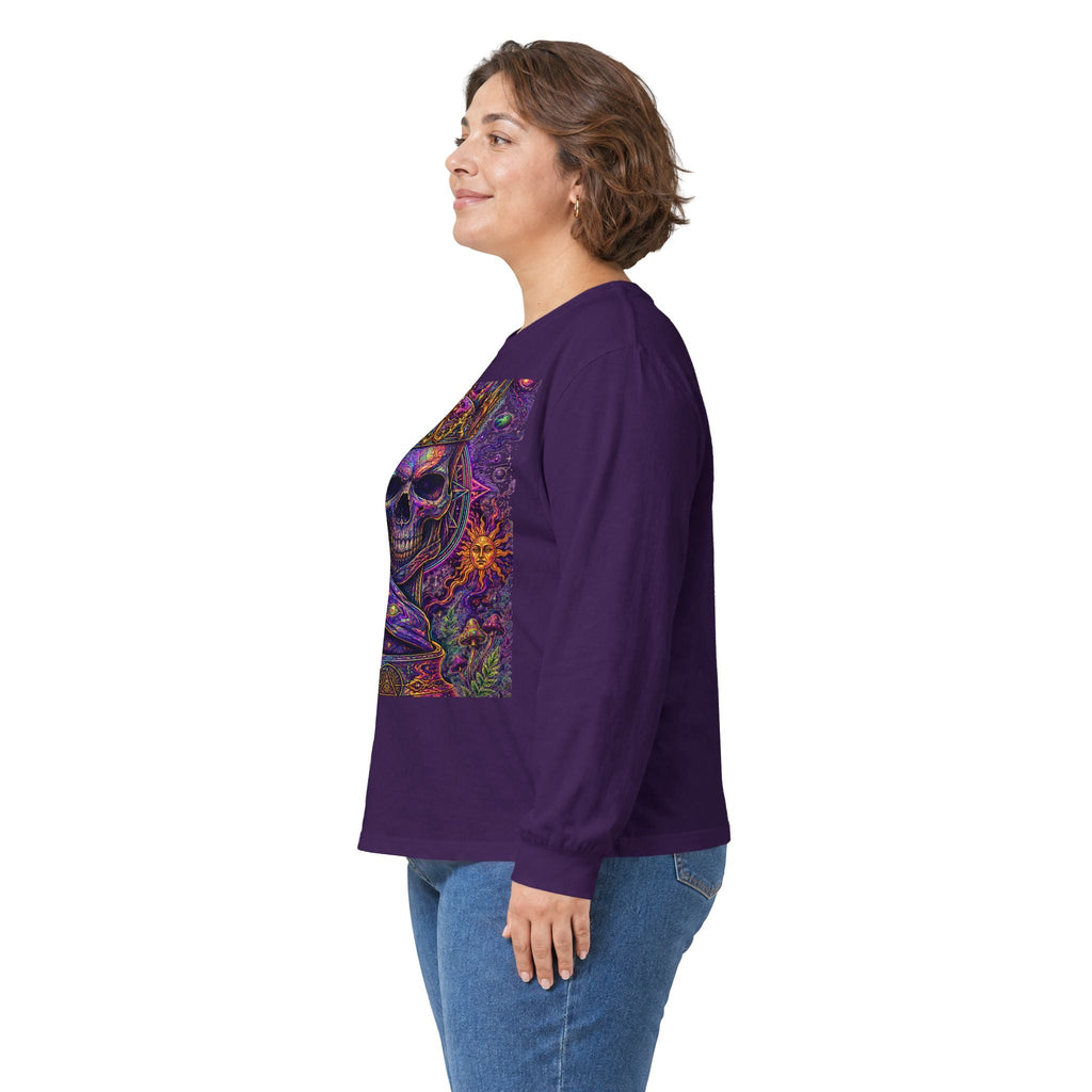 Cosmic Crown Psychedelic Long Sleeve Tee