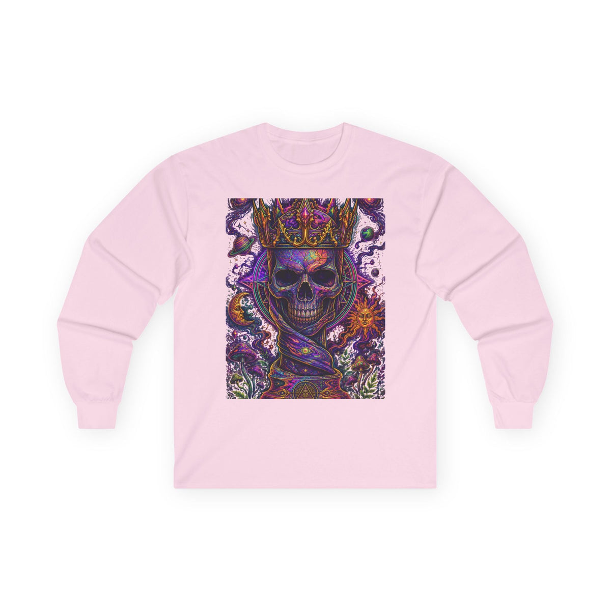 Cosmic Crown Psychedelic Long Sleeve Tee