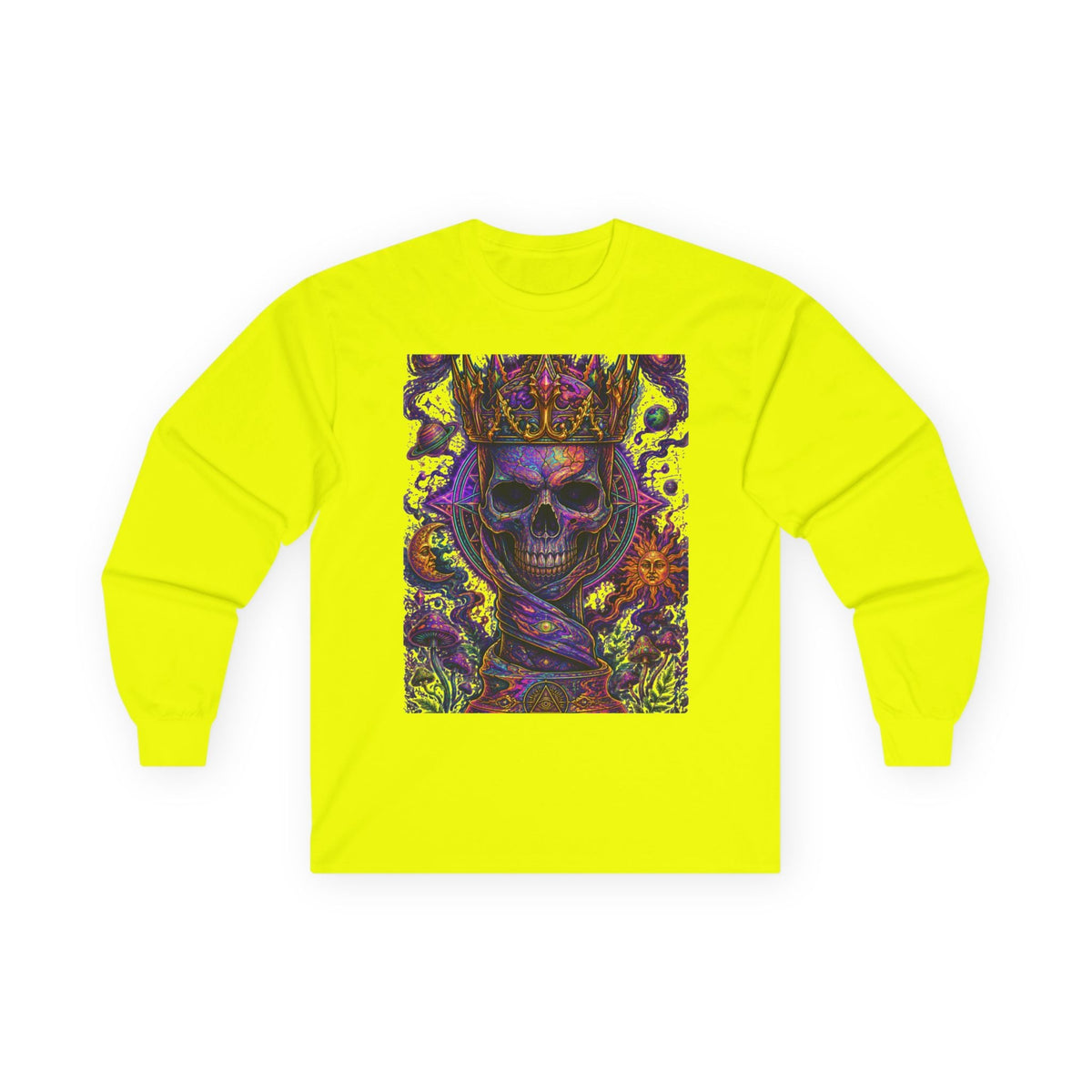 Cosmic Crown Psychedelic Long Sleeve Tee