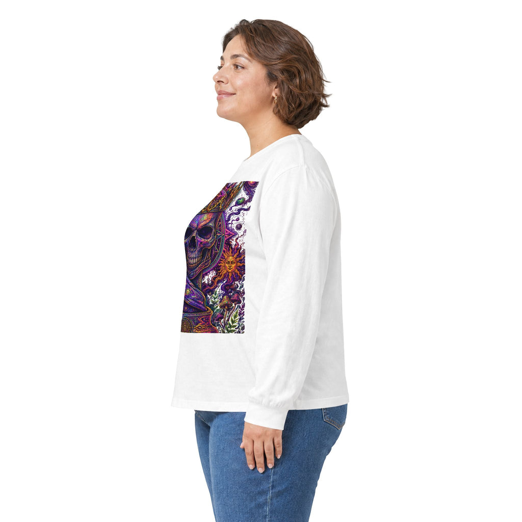 Cosmic Crown Psychedelic Long Sleeve Tee
