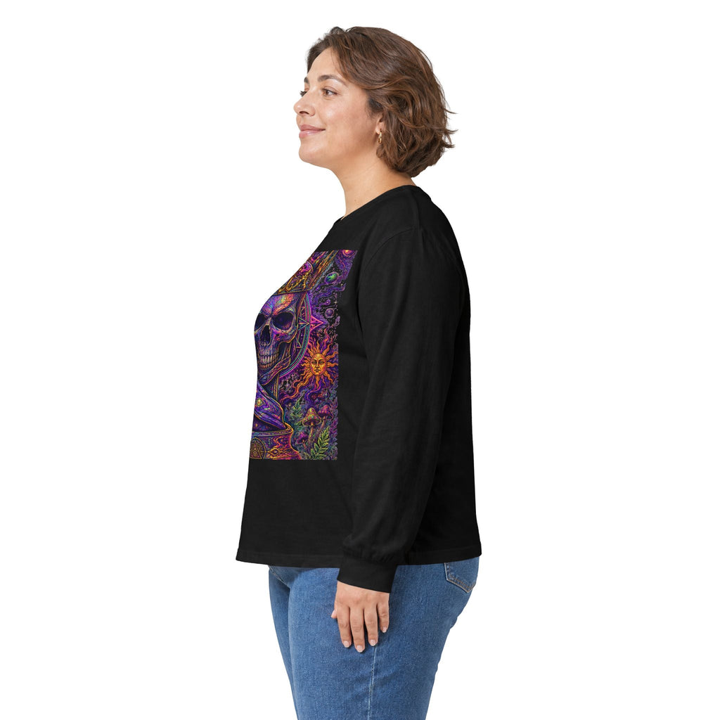 Cosmic Crown Psychedelic Long Sleeve Tee