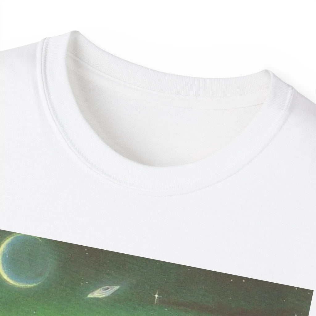 Dolphins UFOs Unisex Tee. Printify