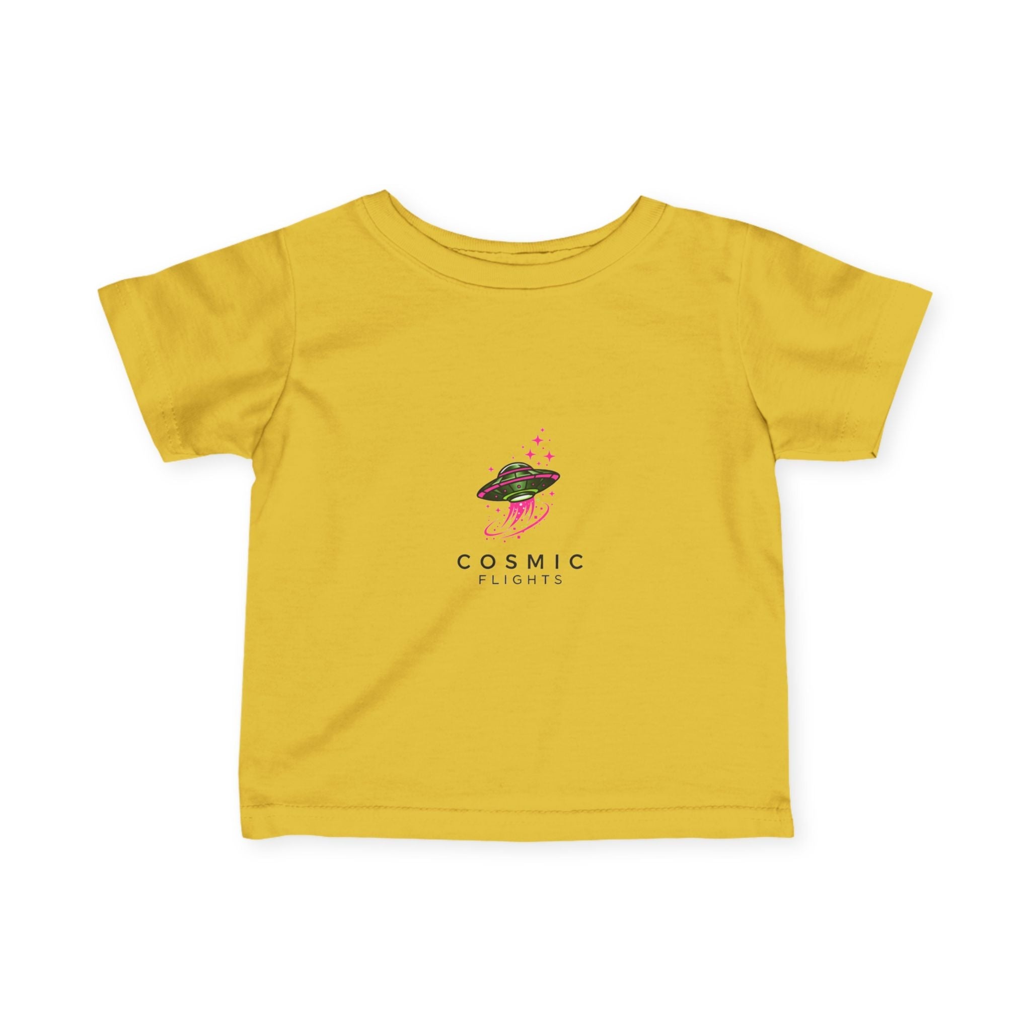 Cosmic Flight Infant Tee - Cute Baby Shirt, Fun Kids Apparel, Unique Gift for New Parents, Birthday Outfit, Space Theme Tee👶🏿👶 Printify