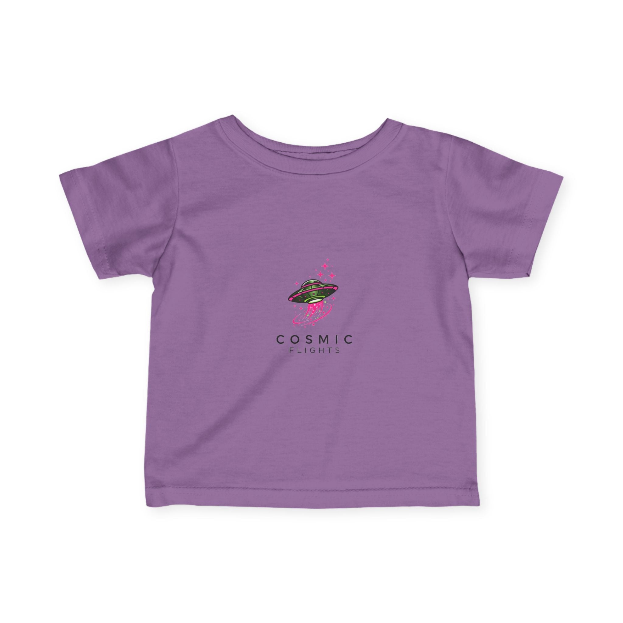 Cosmic Flight Infant Tee - Cute Baby Shirt, Fun Kids Apparel, Unique Gift for New Parents, Birthday Outfit, Space Theme Tee👶🏿👶 Printify