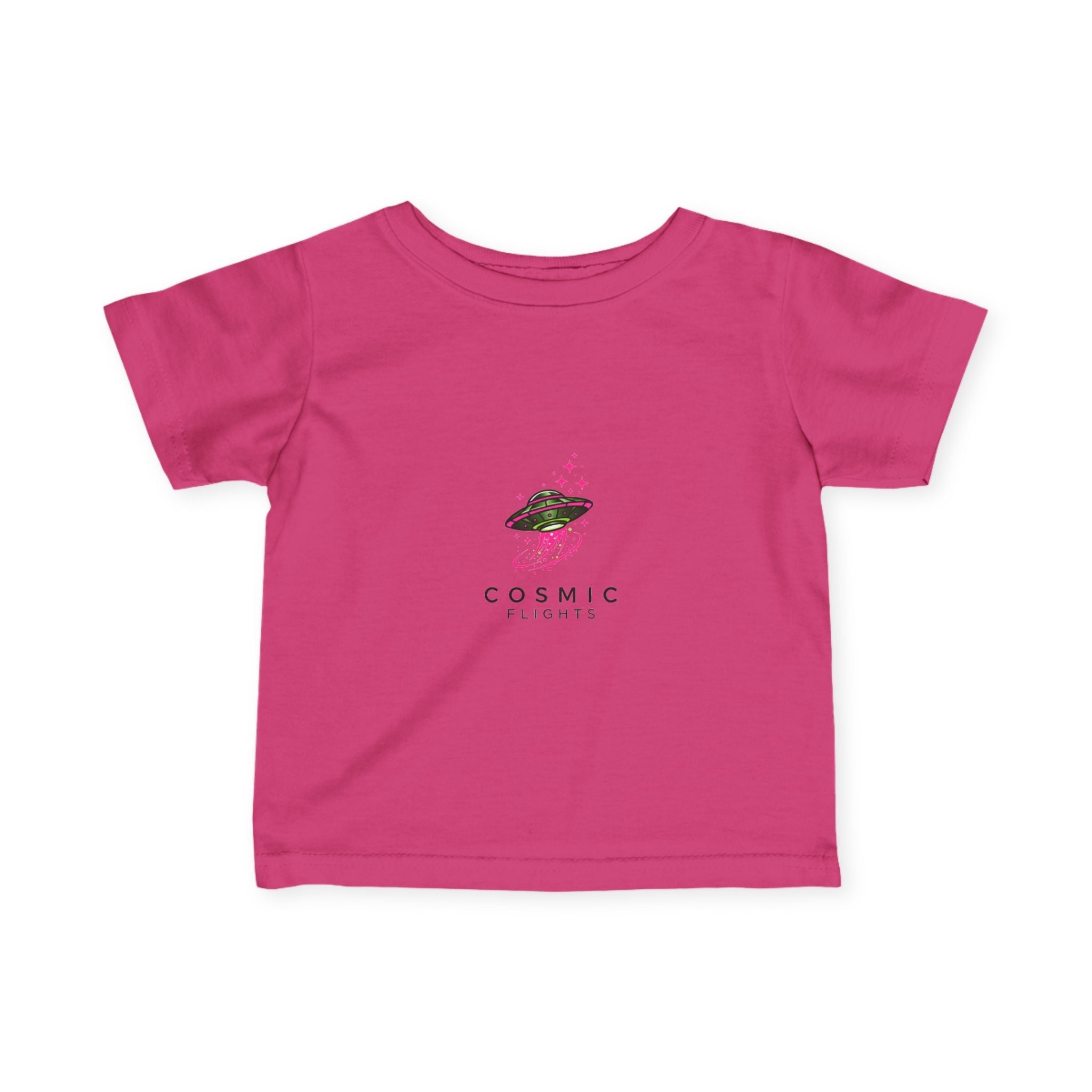 Cosmic Flight Infant Tee - Cute Baby Shirt, Fun Kids Apparel, Unique Gift for New Parents, Birthday Outfit, Space Theme Tee👶🏿👶 Printify