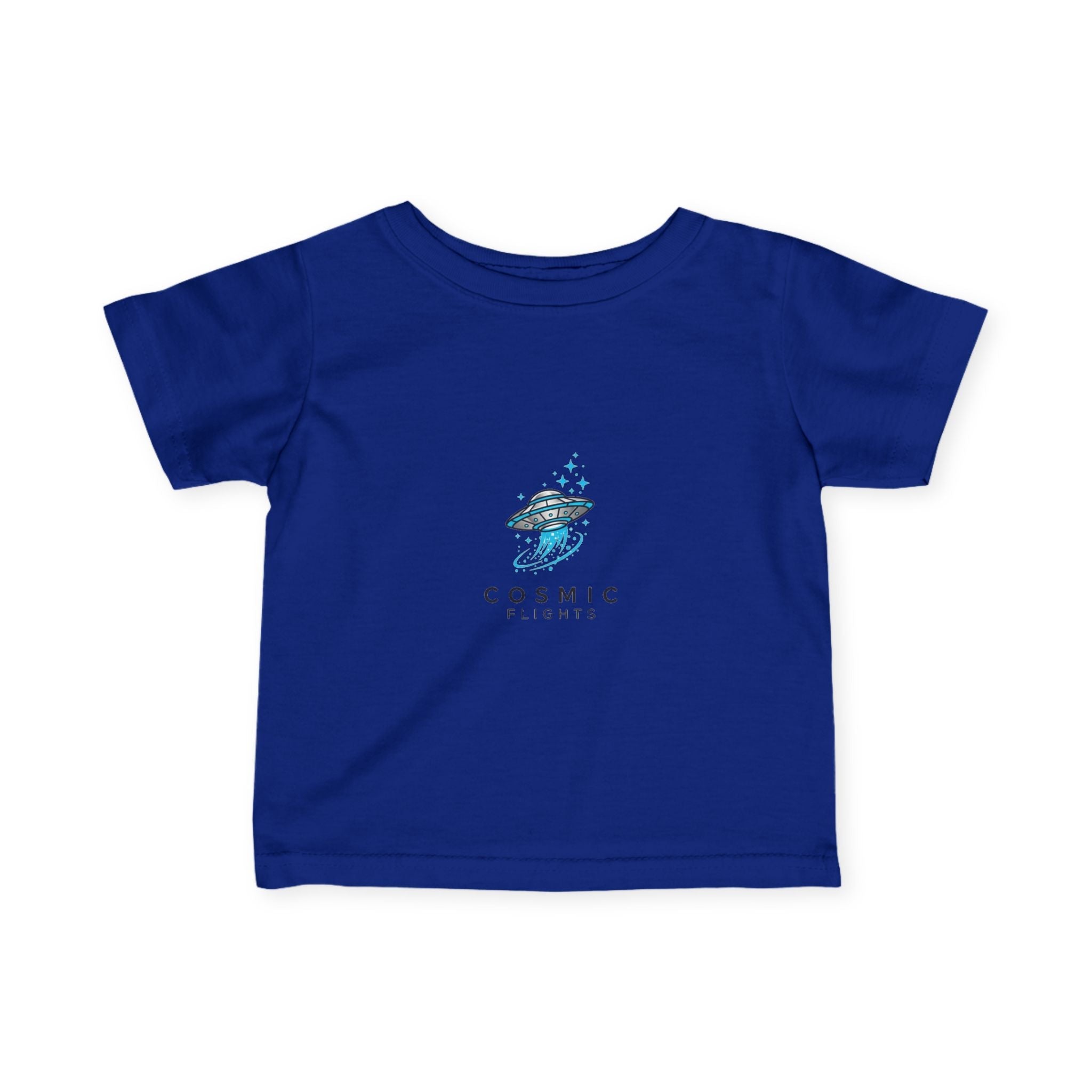 Cosmic Flight Infant Tee, Cute Baby T-Shirt, Kids Gift, Space Theme, Baby Shower, Toddler Apparel, Nursery Decor👶👶🏿 Printify