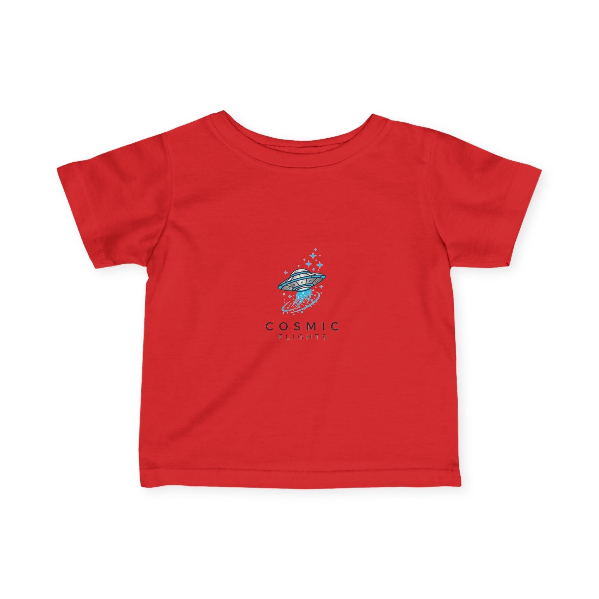 Cosmic Flight Infant Tee, Cute Baby T-Shirt, Kids Gift, Space Theme, Baby Shower, Toddler Apparel, Nursery Decor👶👶🏿 Printify