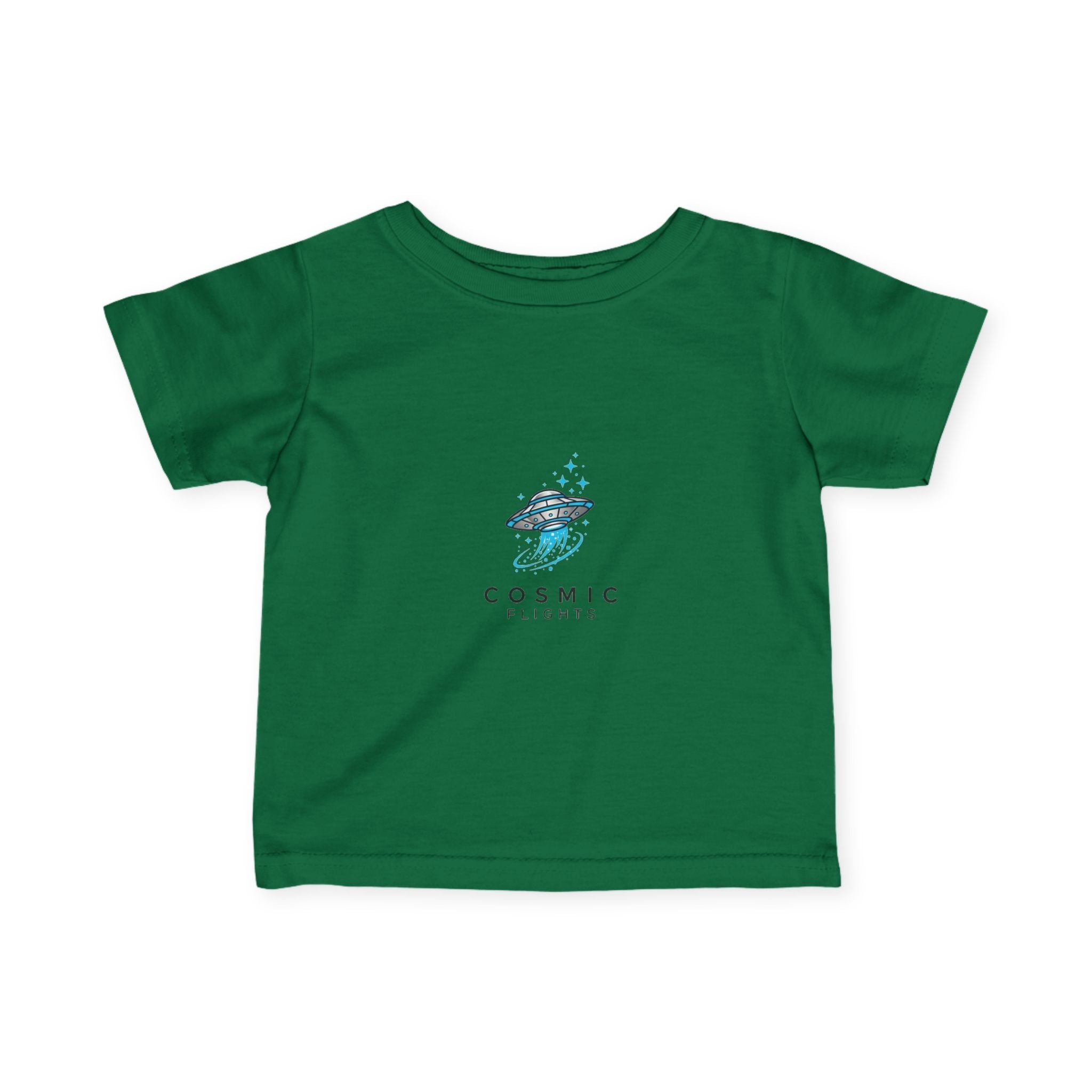 Cosmic Flight Infant Tee, Cute Baby T-Shirt, Kids Gift, Space Theme, Baby Shower, Toddler Apparel, Nursery Decor👶👶🏿 Printify