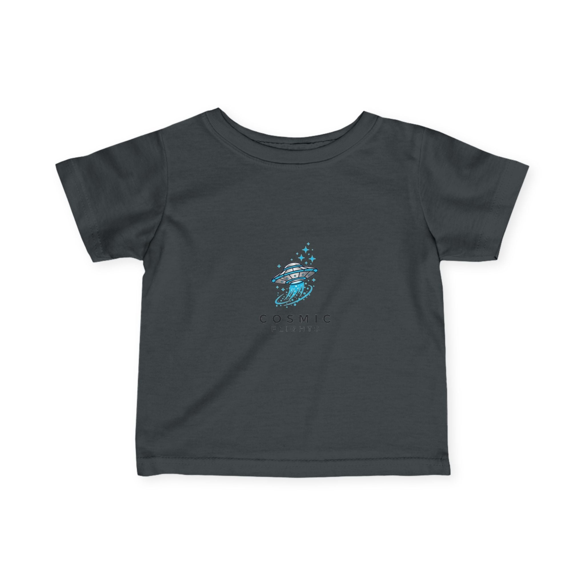 Cosmic Flight Infant Tee, Cute Baby T-Shirt, Kids Gift, Space Theme, Baby Shower, Toddler Apparel, Nursery Decor👶👶🏿 Printify
