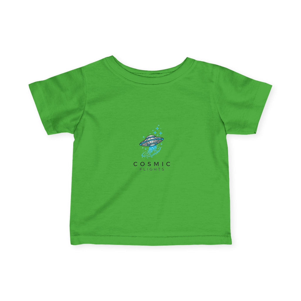 Cosmic Flight Infant Tee, Cute Baby T-Shirt, Kids Gift, Space Theme, Baby Shower, Toddler Apparel, Nursery Decor👶👶🏿 Printify