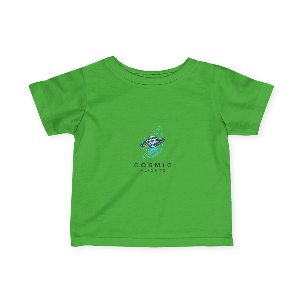 Cosmic Flight Infant Tee, Cute Baby T-Shirt, Kids Gift, Space Theme, Baby Shower, Toddler Apparel, Nursery Decor👶👶🏿 Printify