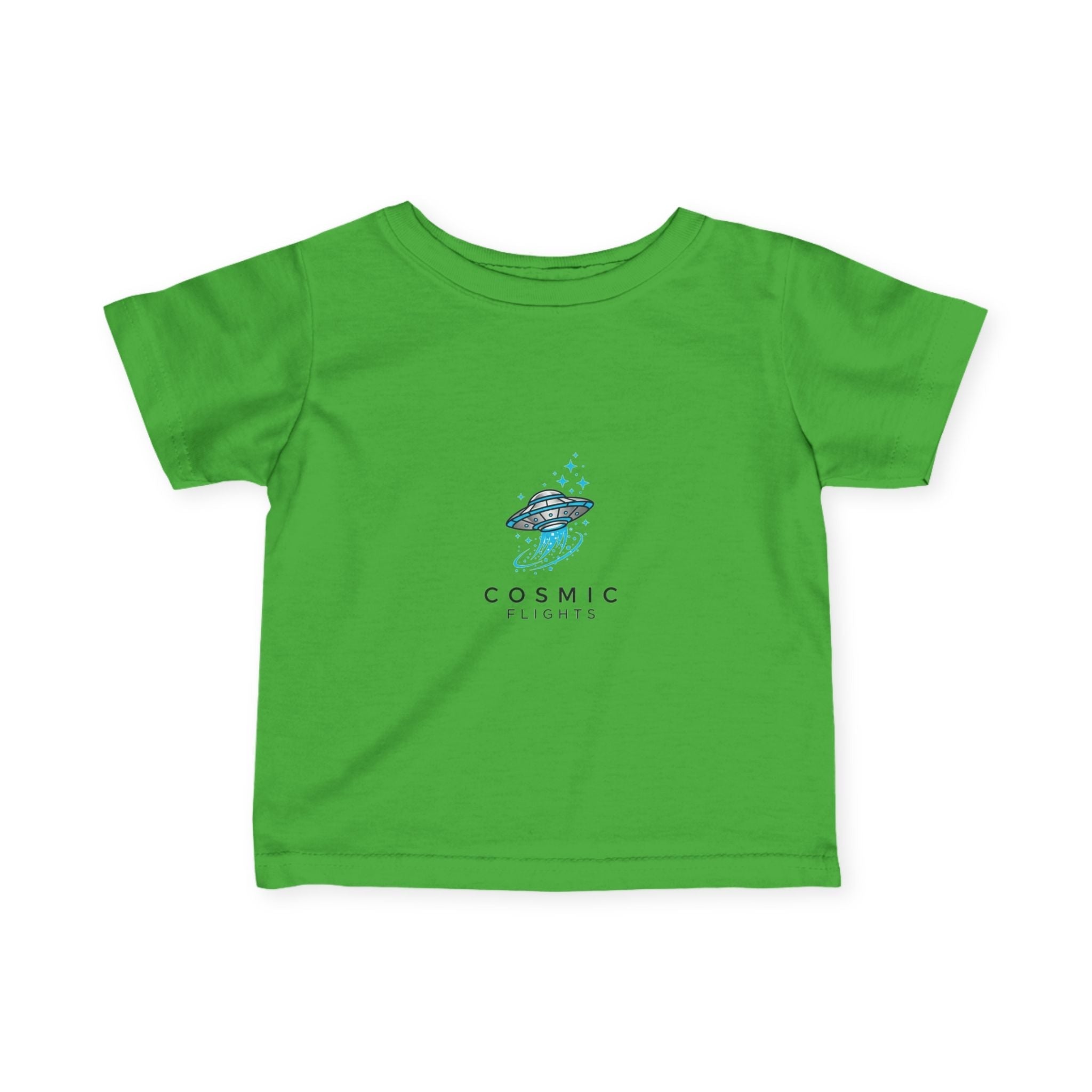 Cosmic Flight Infant Tee, Cute Baby T-Shirt, Kids Gift, Space Theme, Baby Shower, Toddler Apparel, Nursery Decor👶👶🏿 Printify