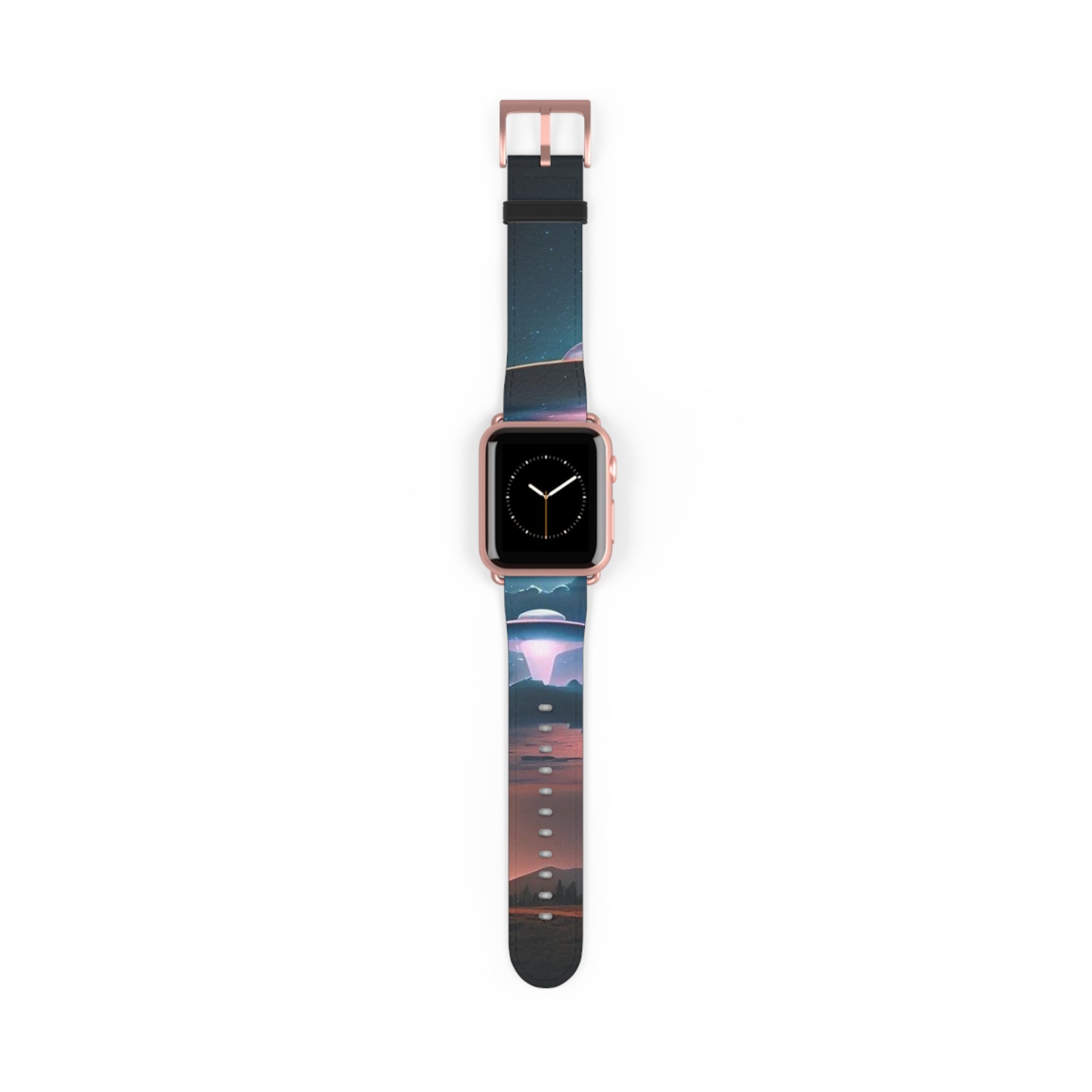 Cosmic Galaxy Watch Band, Astronaut Space Watch Strap, Colorful Silicone Watch Band, Unisex Space Theme Accessory, Gift for Space Lovers Printify