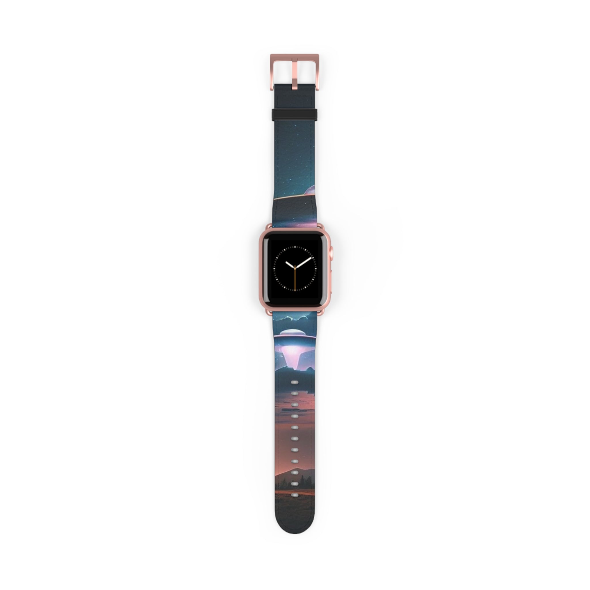 Cosmic Galaxy Watch Band, Astronaut Space Watch Strap, Colorful Silicone Watch Band, Unisex Space Theme Accessory, Gift for Space Lovers Printify