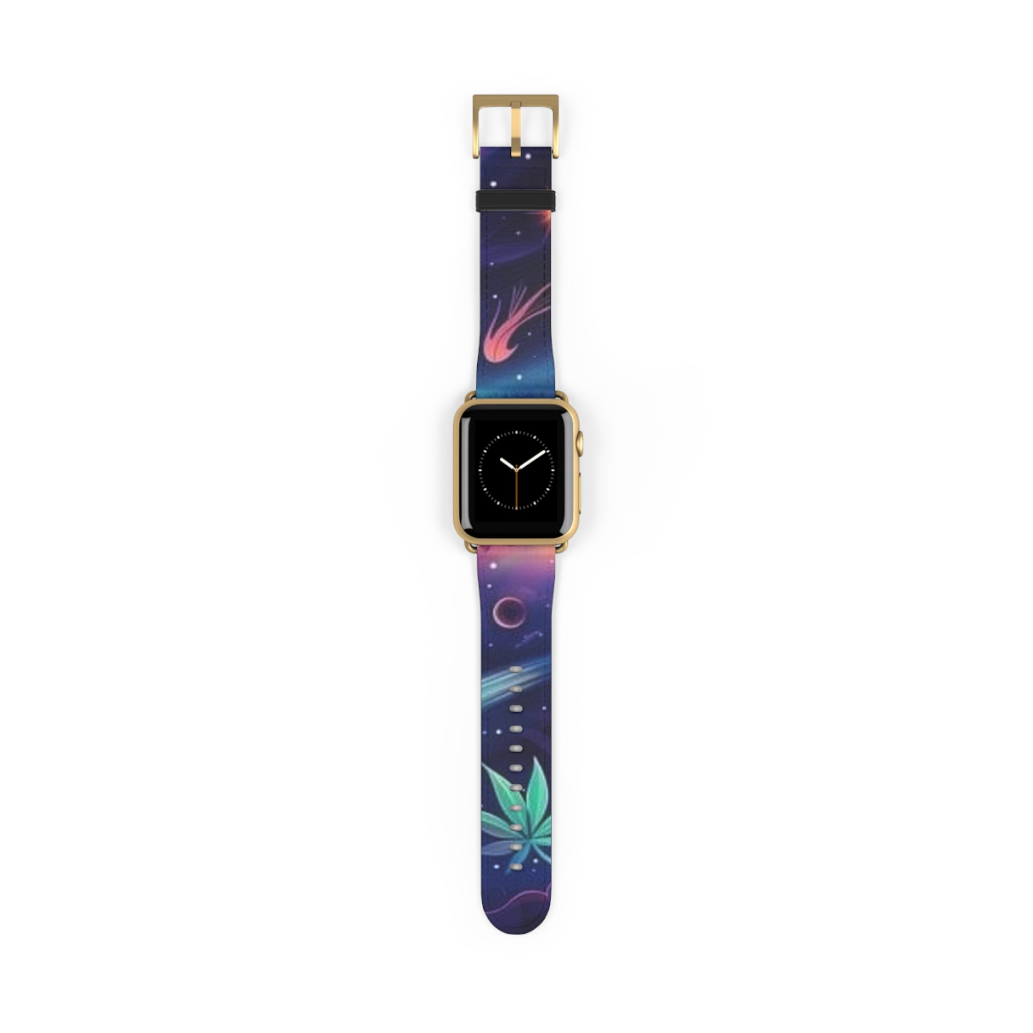 Cosmic Galaxy Watch Band, Colorful Space Themed Accessory, Stylish Fitbit Strap for Teens, Unique Gift for Astronomers, Ideal for Birthdays Printify