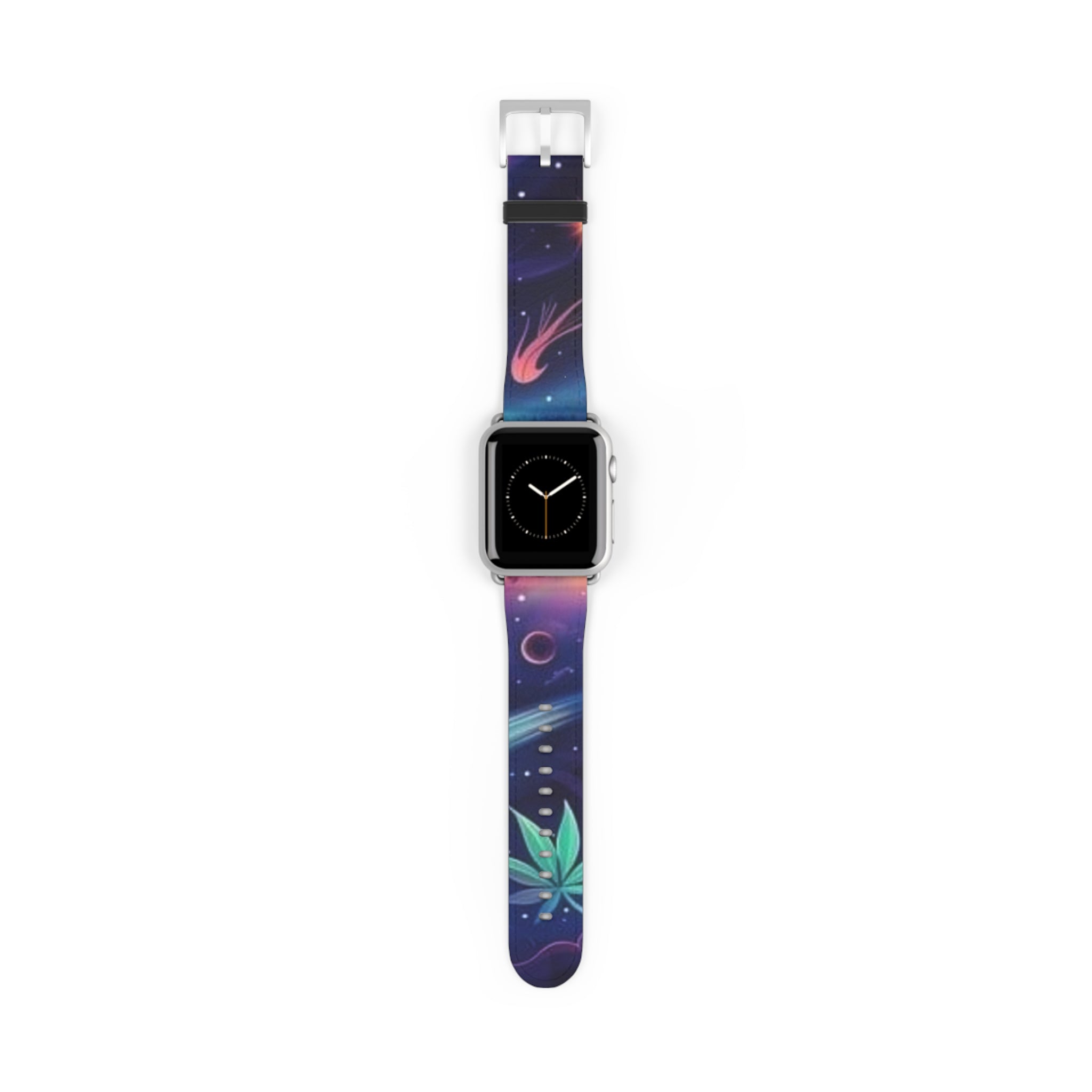 Cosmic Galaxy Watch Band, Colorful Space Themed Accessory, Stylish Fitbit Strap for Teens, Unique Gift for Astronomers, Ideal for Birthdays Printify