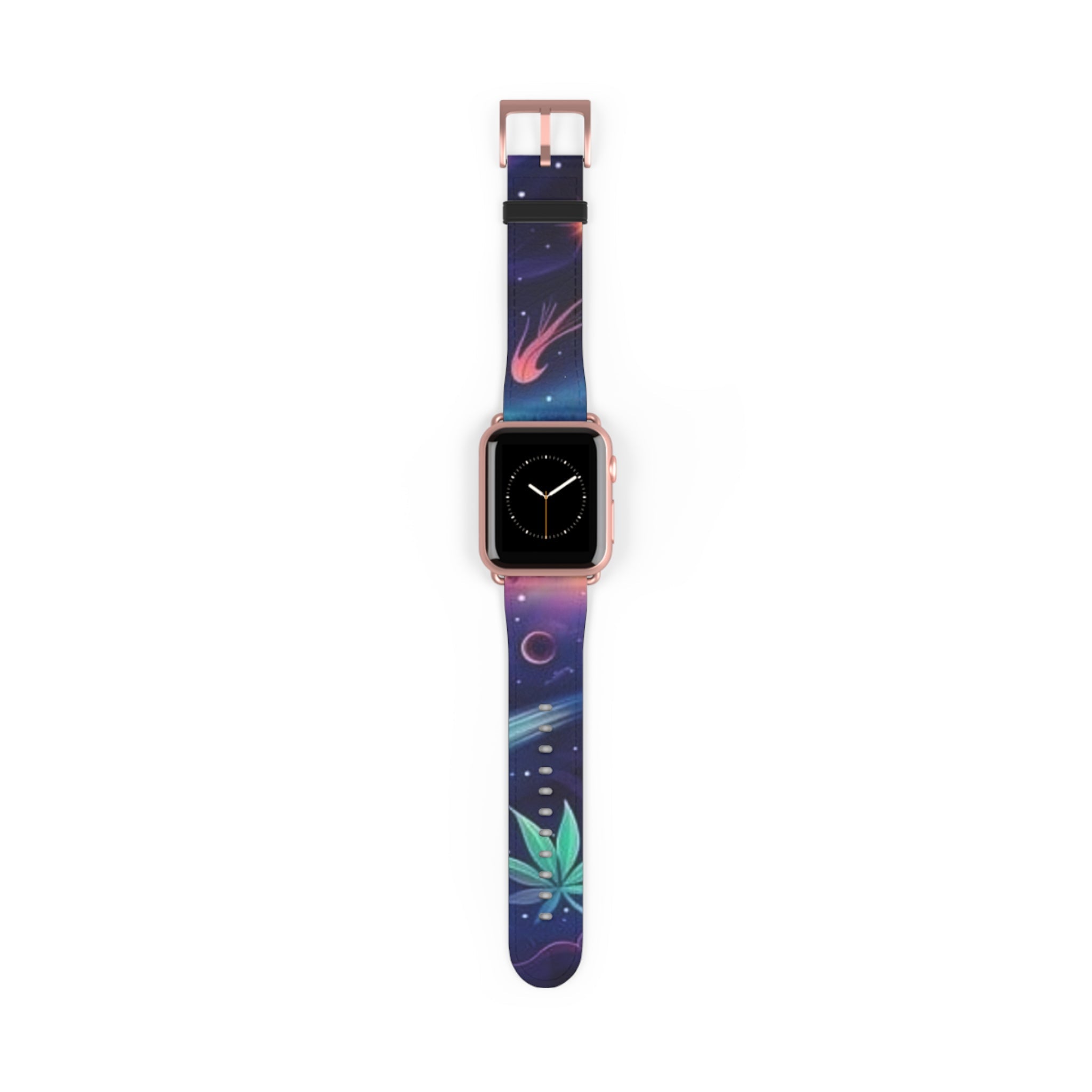 Cosmic Galaxy Watch Band, Colorful Space Themed Accessory, Stylish Fitbit Strap for Teens, Unique Gift for Astronomers, Ideal for Birthdays Printify